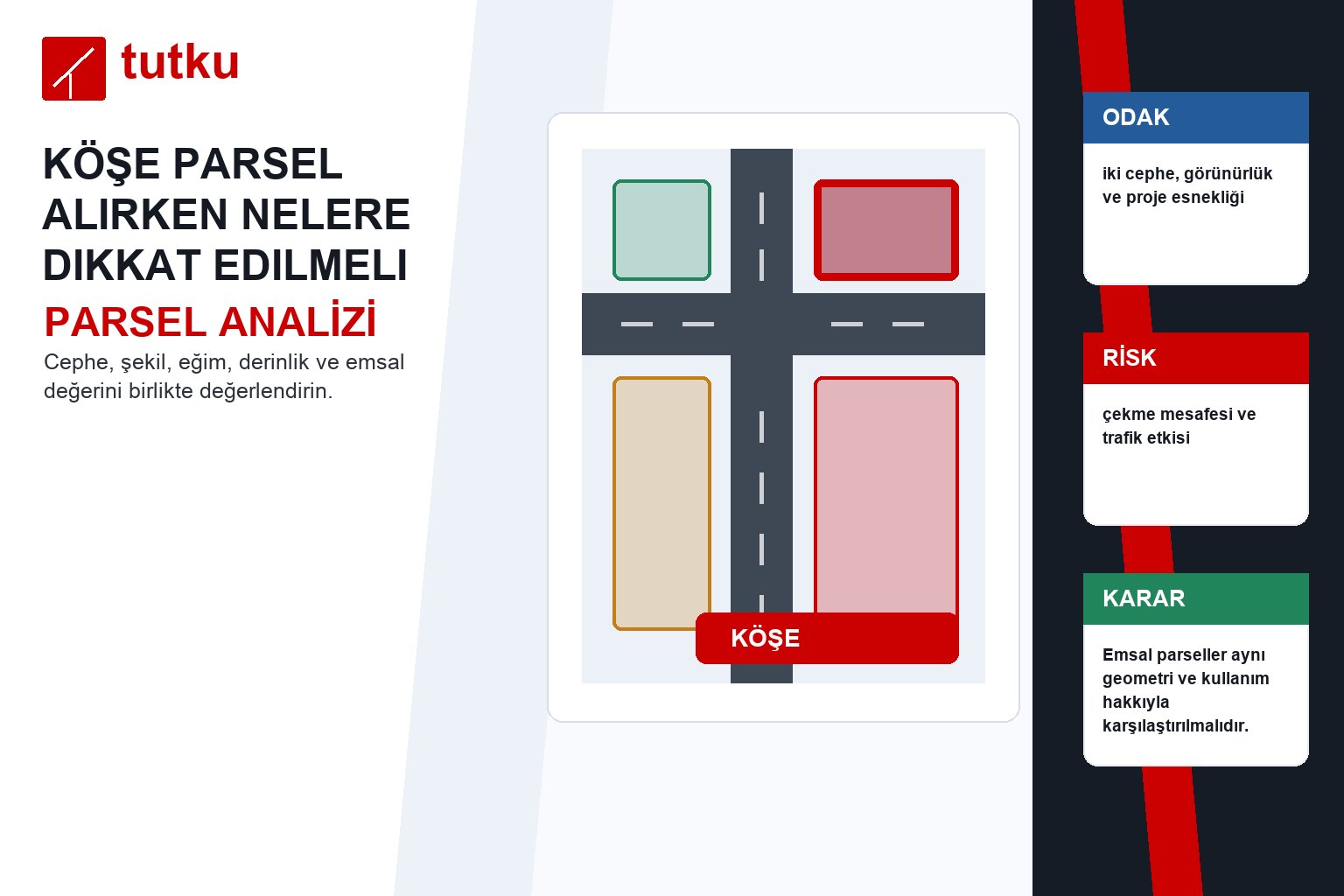 Köşe parsel alırken nelere dikkat edilmeli?