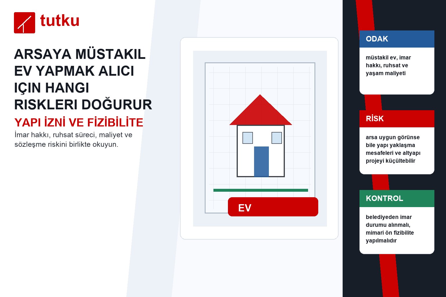 Arsaya müstakil ev yapmak alıcı için hangi riskleri doğurur?