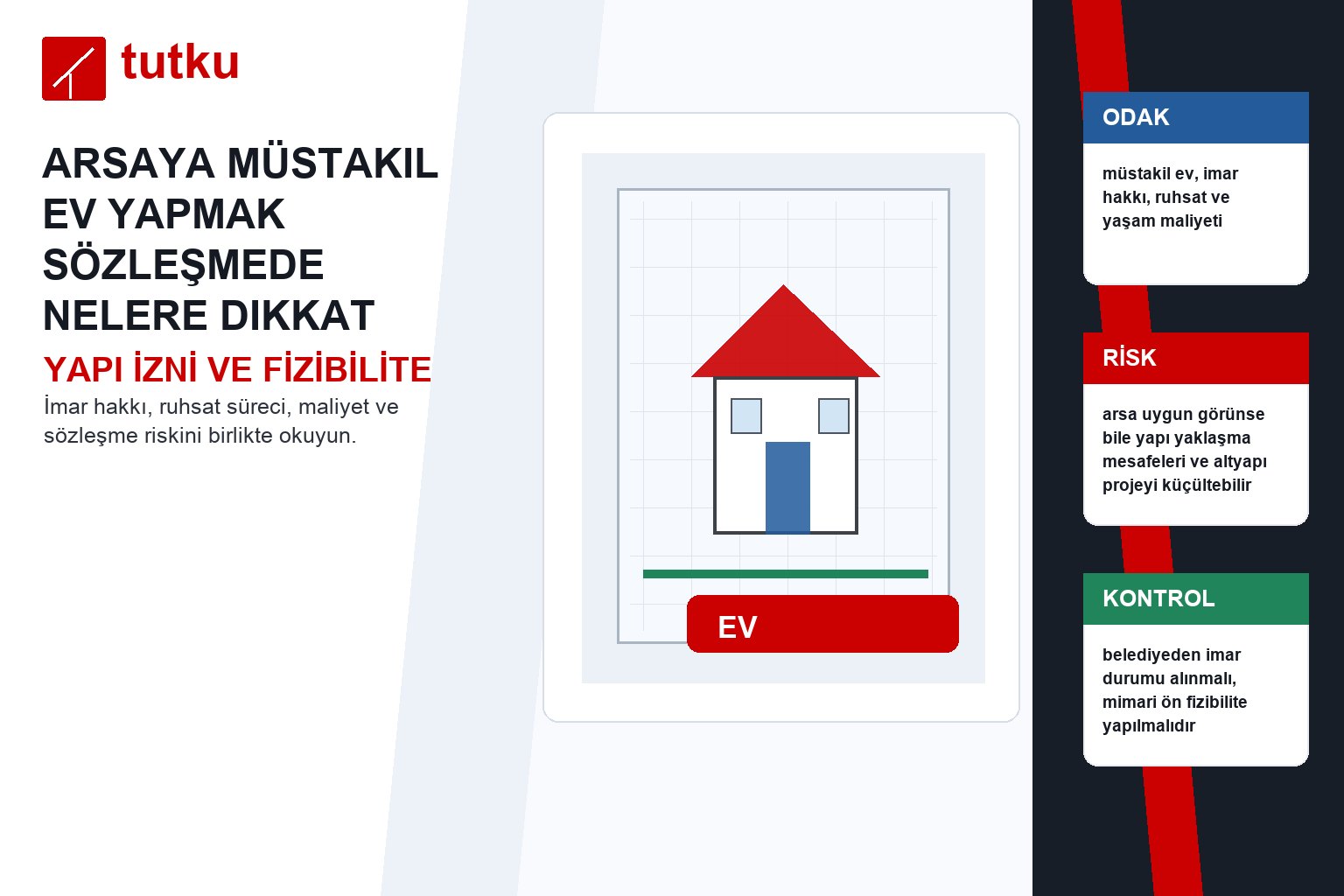 Arsaya müstakil ev yapmak sözleşmede nelere dikkat edilmeli?