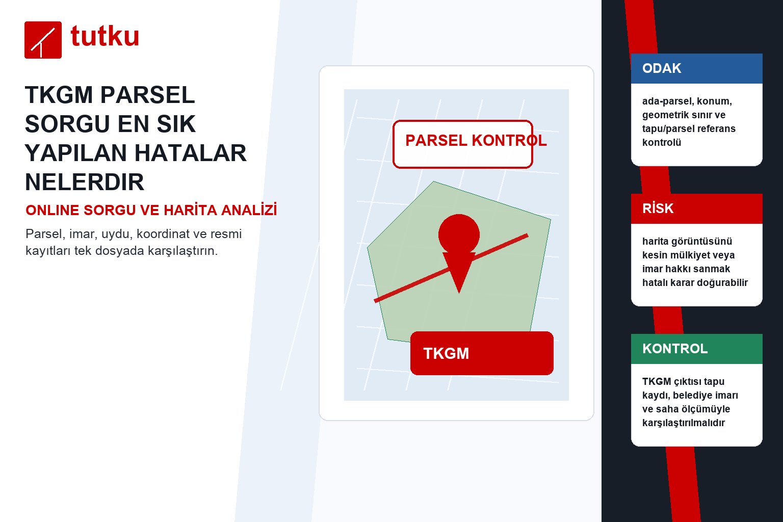 TKGM parsel sorgu en sık yapılan hatalar nelerdir?