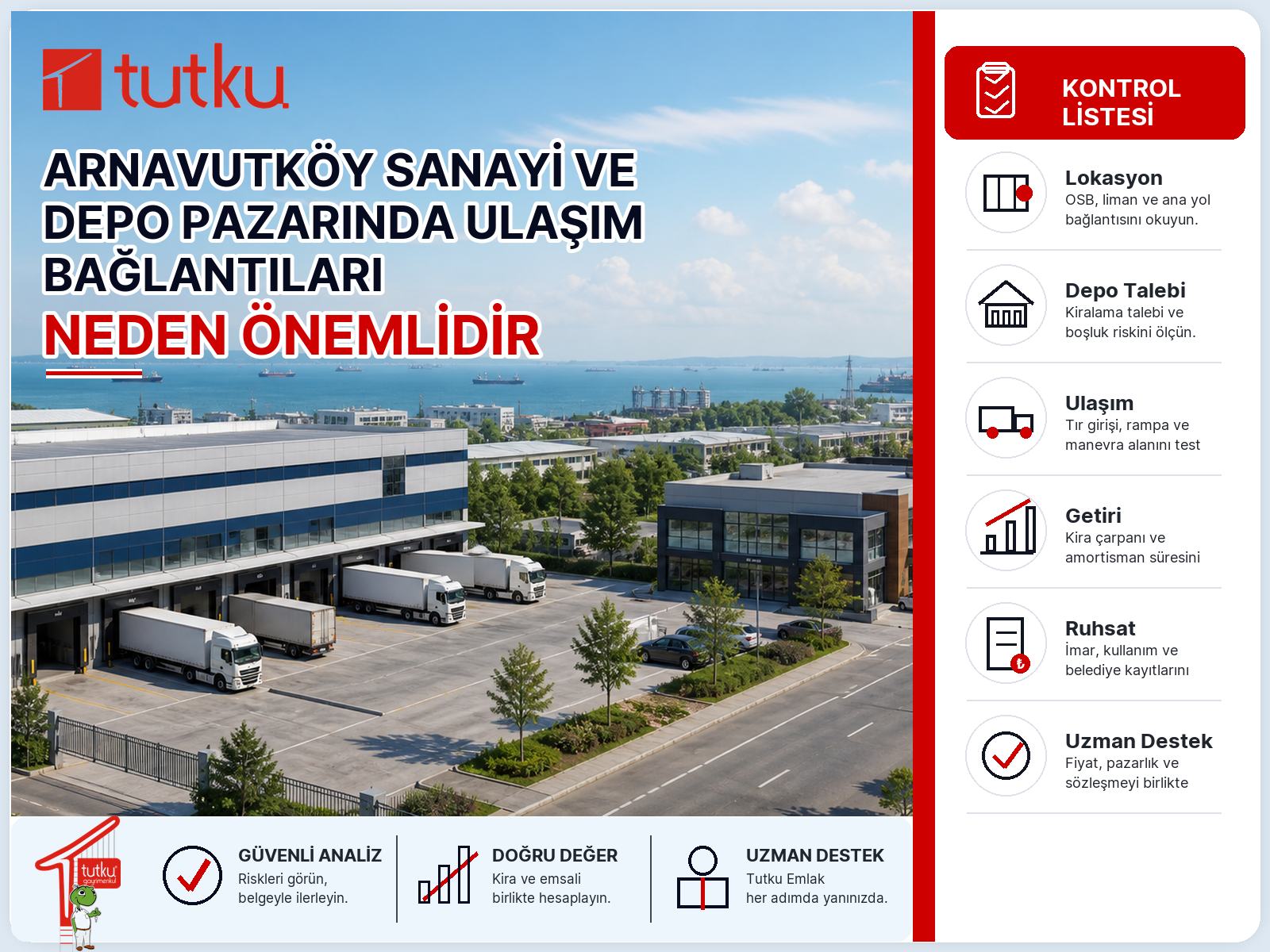 Arnavutköy sanayi ve depo pazarında ulaşım bağlantıları neden önemlidir?