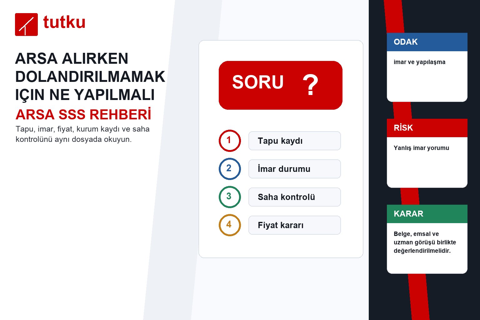 Arsa alırken dolandırılmamak için ne yapılmalı?
