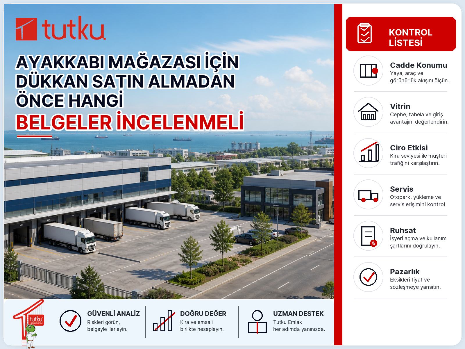 Ayakkabı mağazası için dükkan satın almadan önce hangi belgeler incelenmeli?
