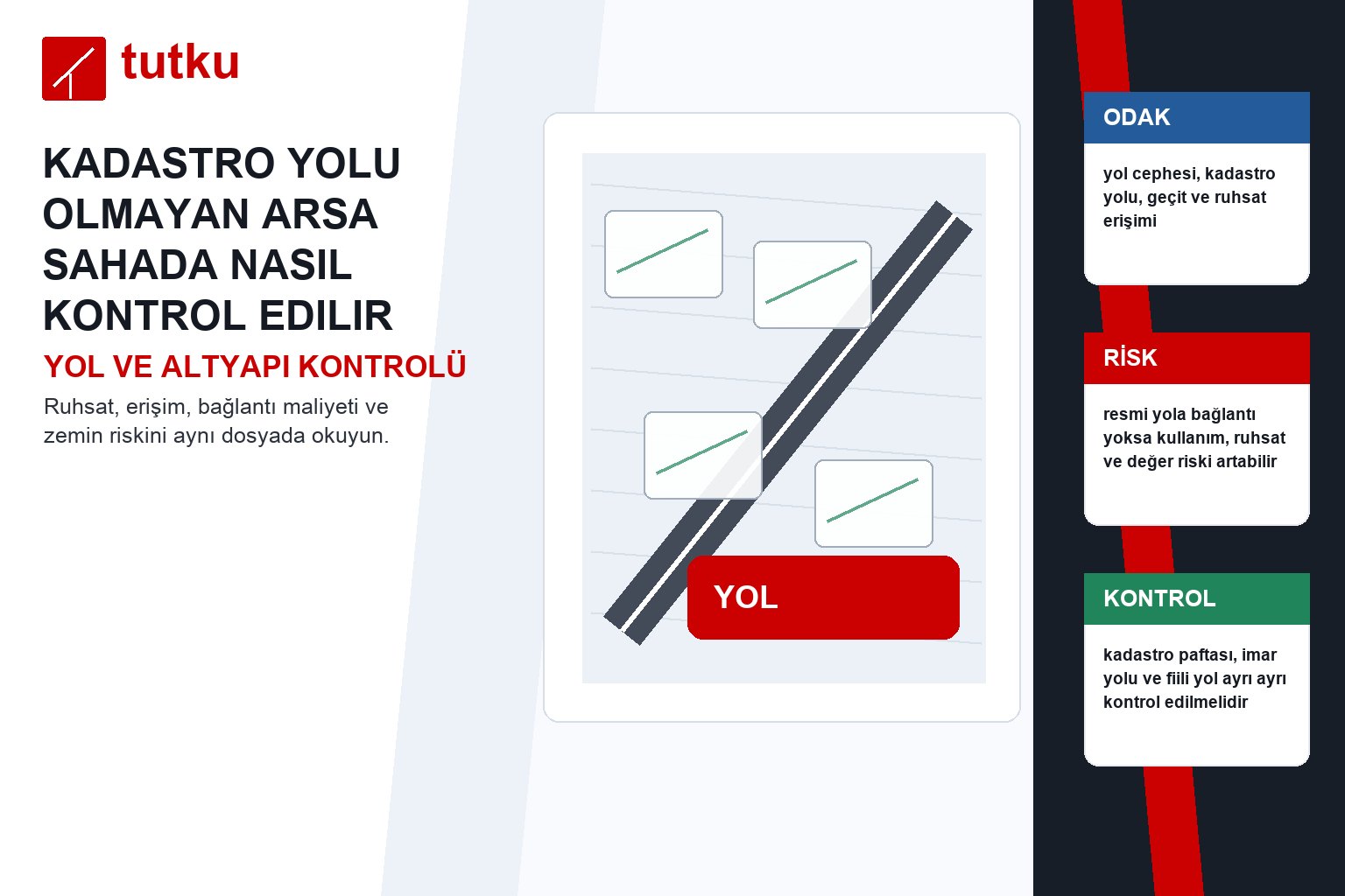 Kadastro yolu olmayan arsa sahada nasıl kontrol edilir?