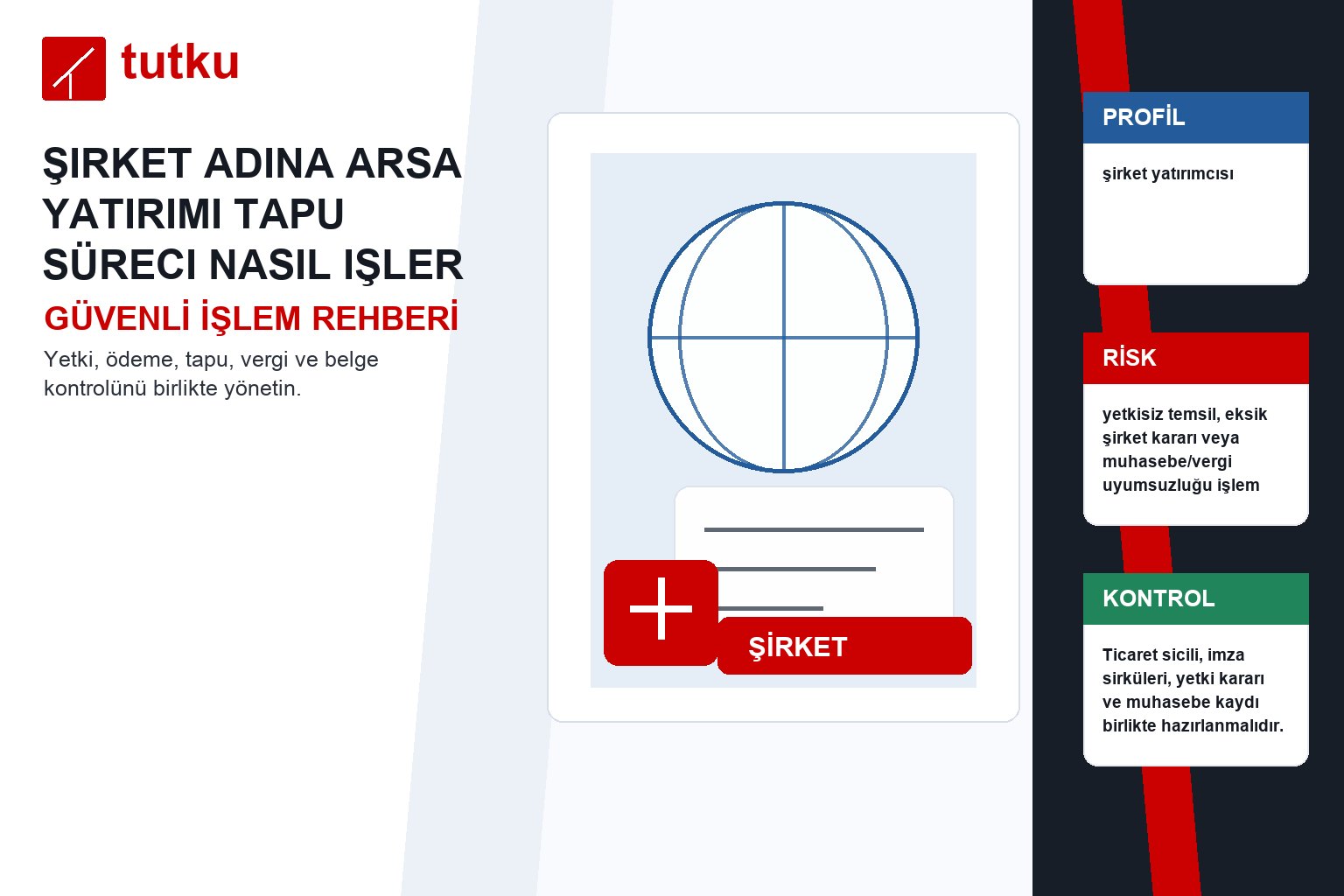 Şirket adına arsa yatırımı tapu süreci nasıl işler?