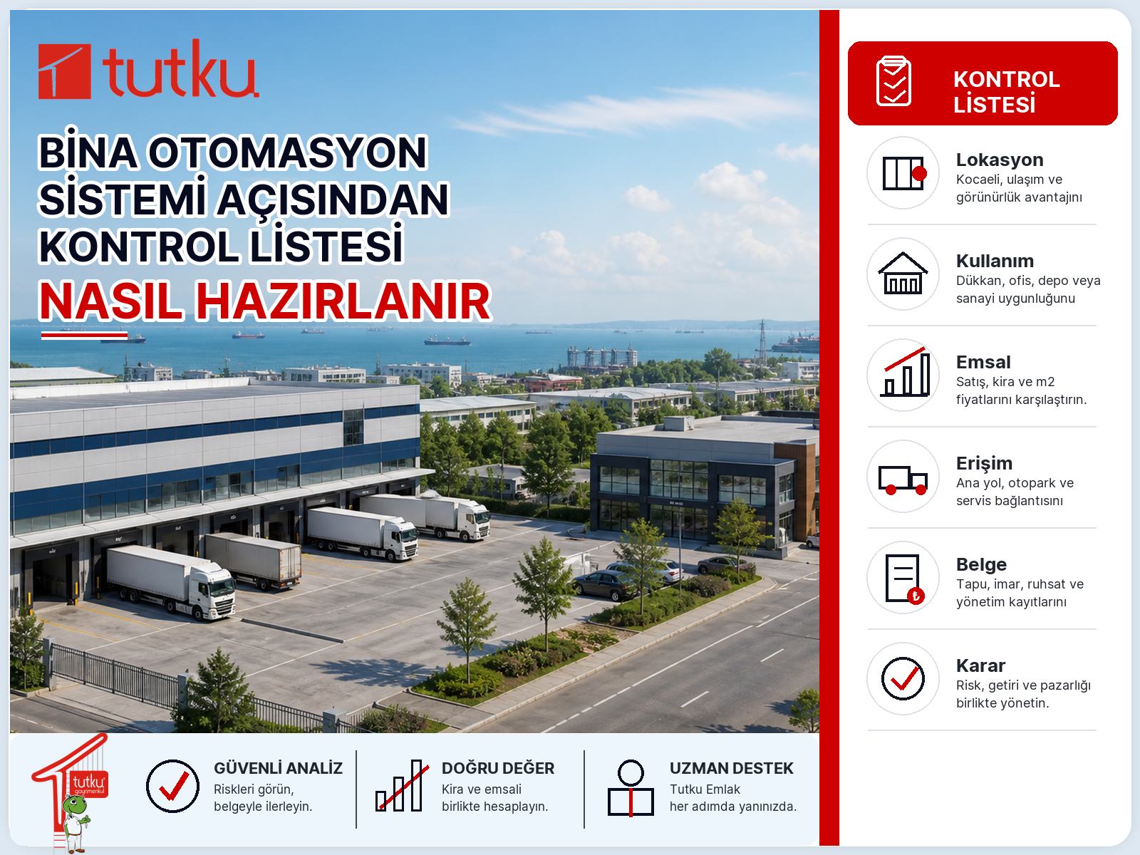 Bina otomasyon sistemi açısından kontrol listesi nasıl hazırlanır?