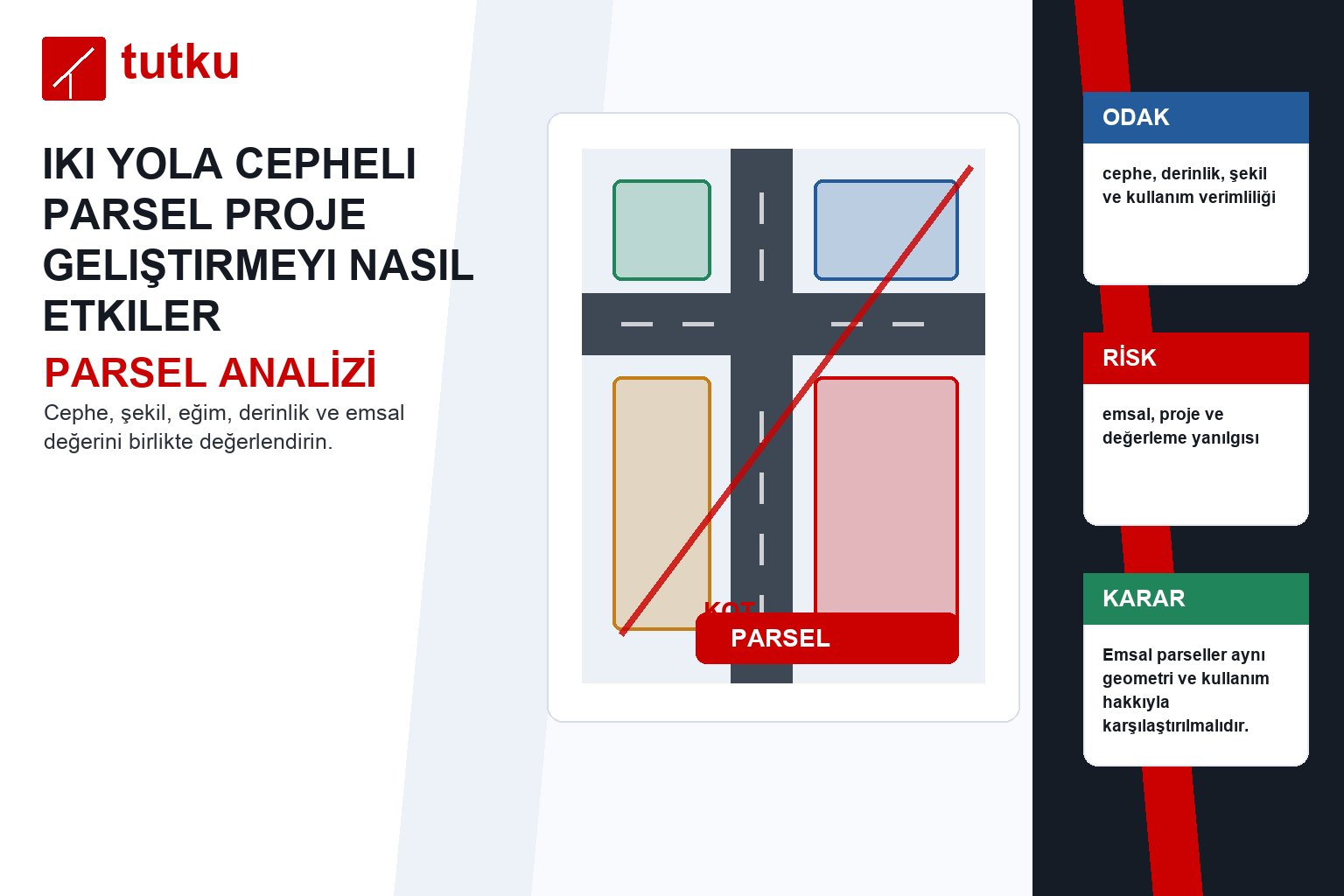 Iki yola cepheli parsel proje geliştirmeyi nasıl etkiler?