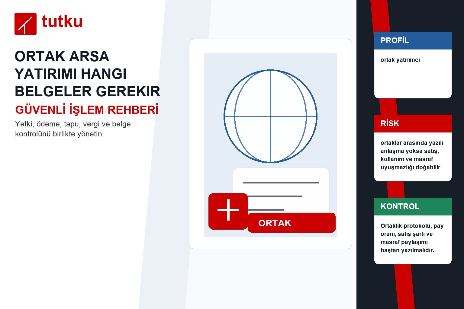 Ortak arsa yatırımı hangi belgeler gerekir?