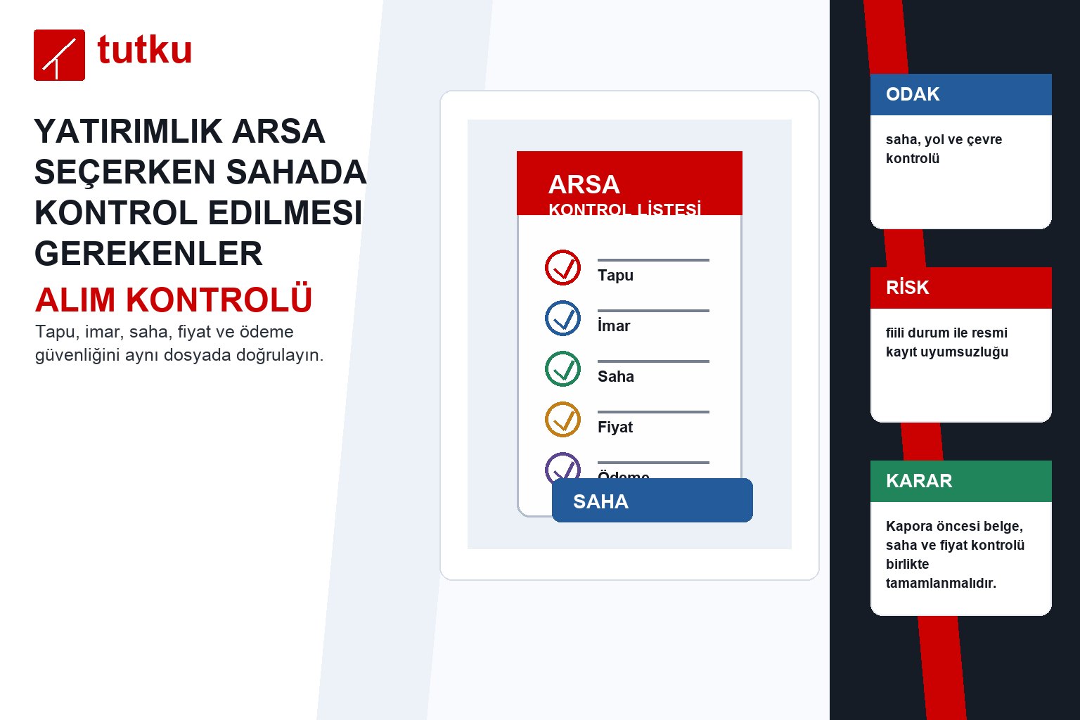Yatırımlık arsa seçerken sahada kontrol edilmesi gerekenler
