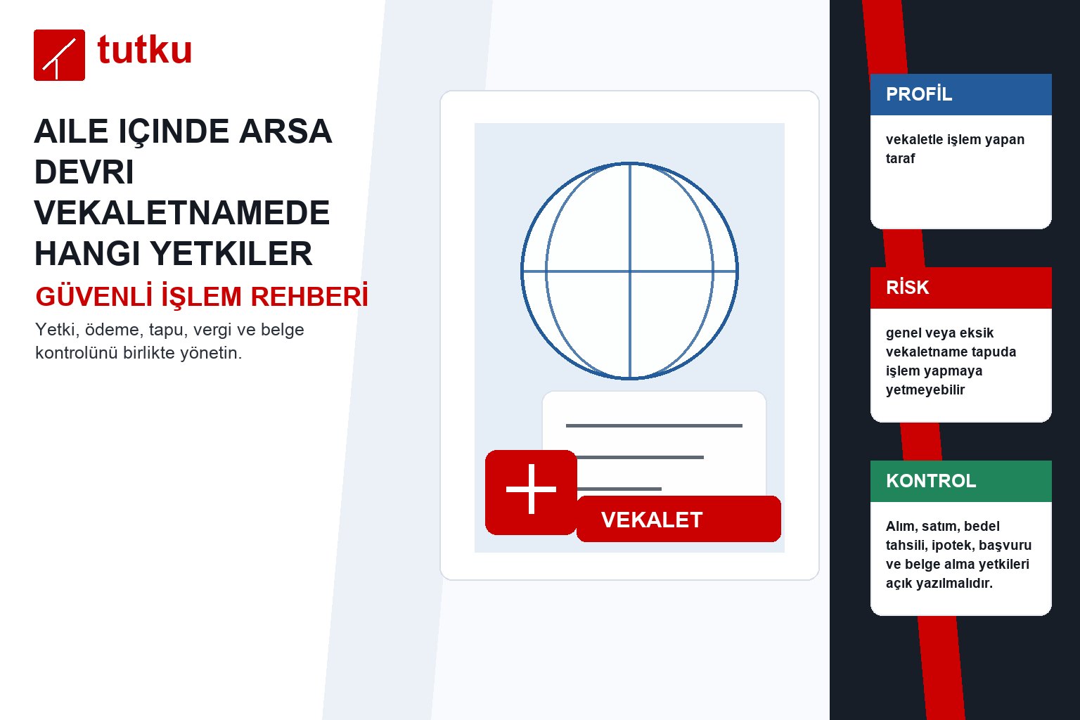 Aile içinde arsa devri vekaletnamede hangi yetkiler olmalı?
