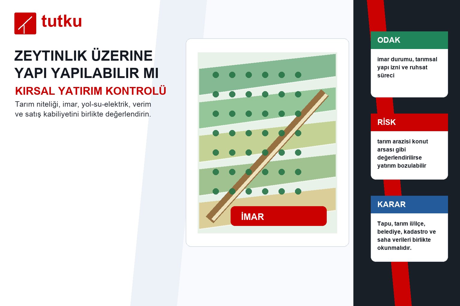 Zeytinlik üzerine yapı yapılabilir mi?