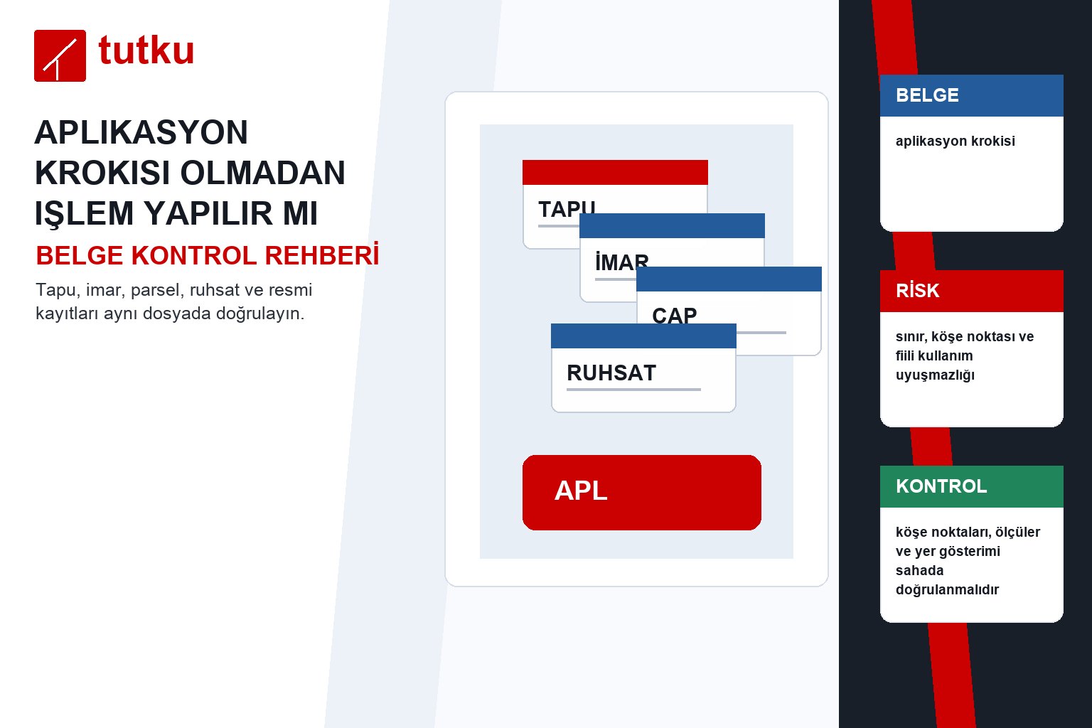 Aplikasyon krokisi olmadan işlem yapılır mı?