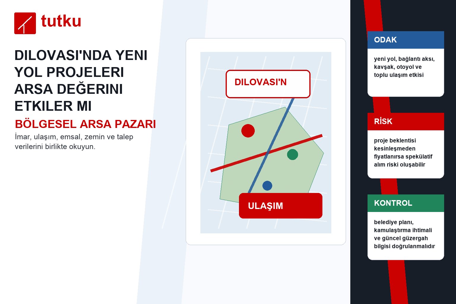 Dilovası’nda yeni yol projeleri arsa değerini etkiler mi?