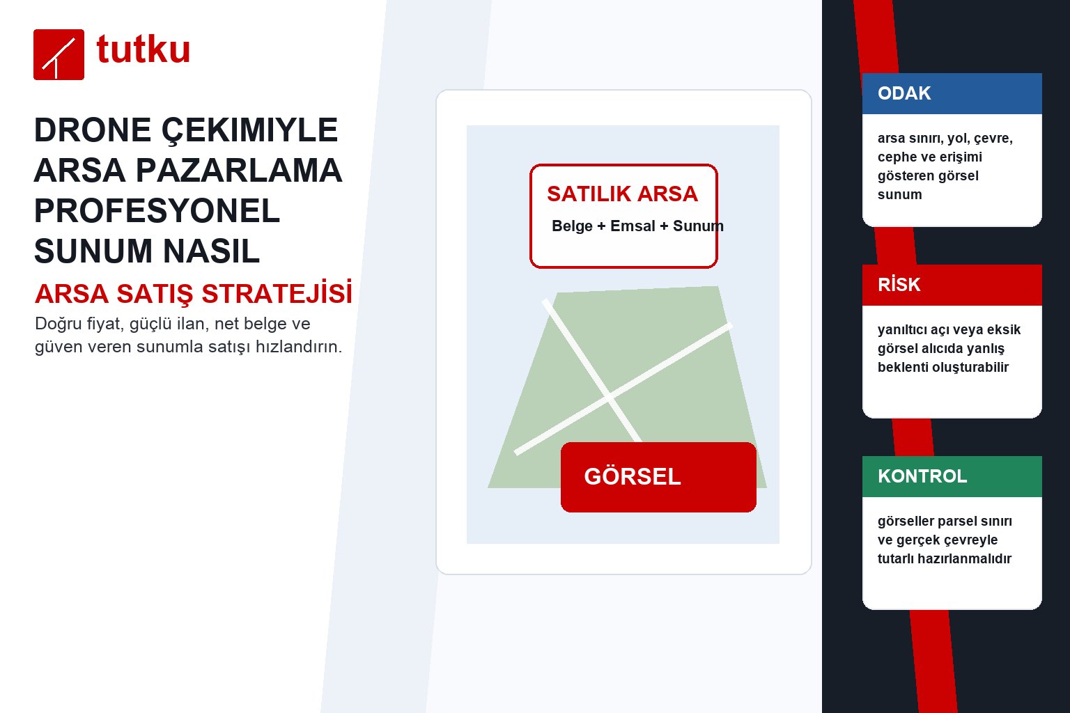 Drone çekimiyle arsa pazarlama profesyonel sunum nasıl hazırlanır?