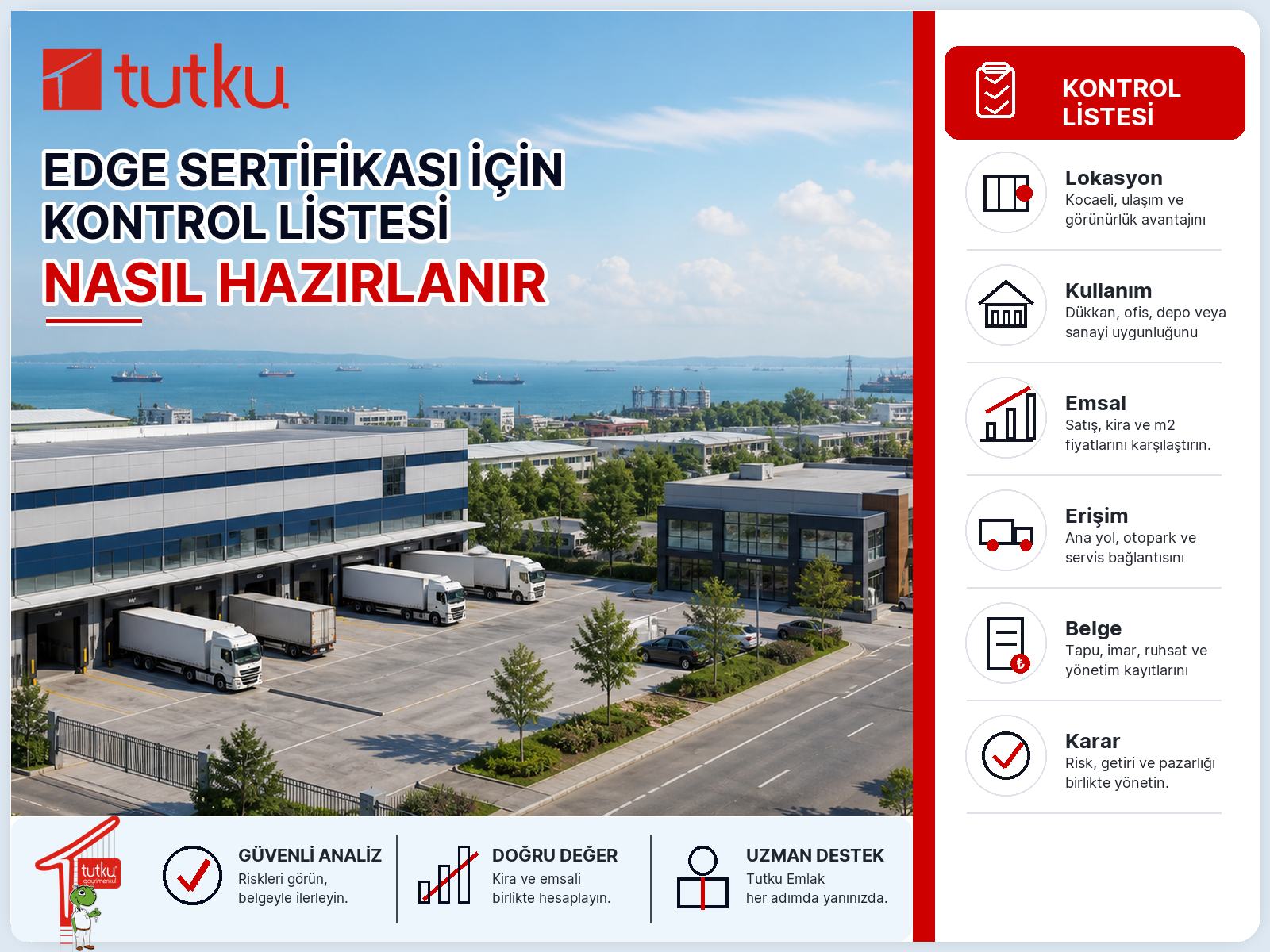 EDGE sertifikası için kontrol listesi nasıl hazırlanır?