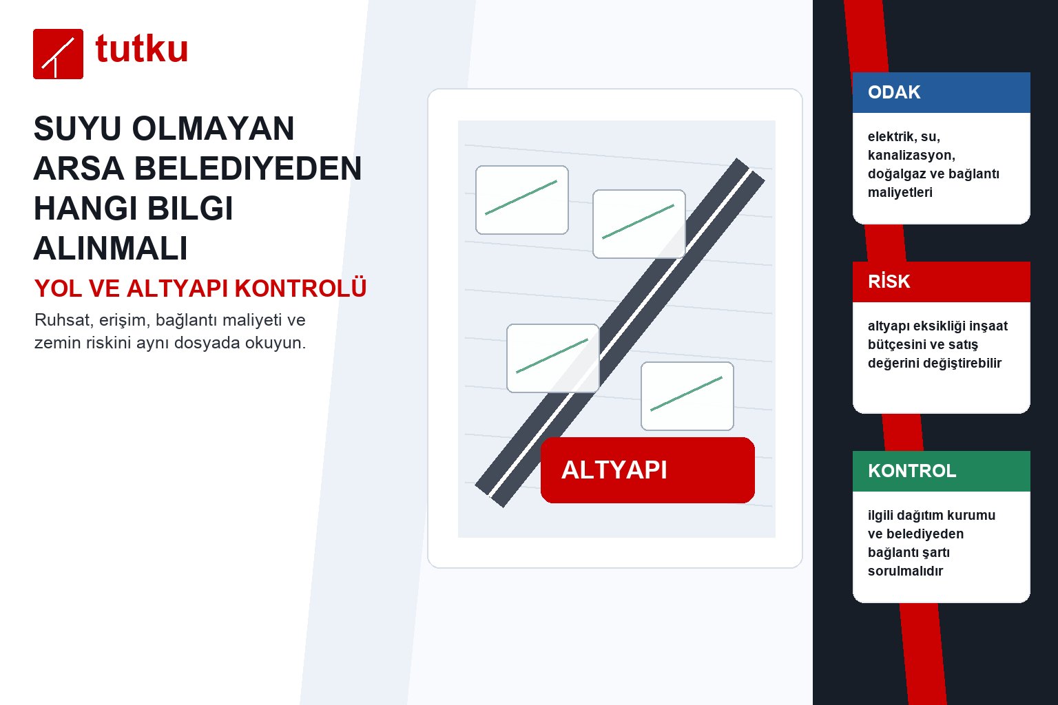 Suyu olmayan arsa belediyeden hangi bilgi alınmalı?