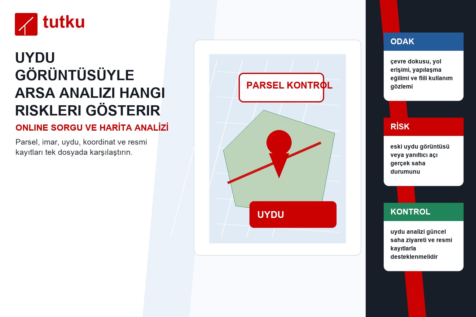 uydu görüntüsüyle arsa analizi hangi riskleri gösterir?