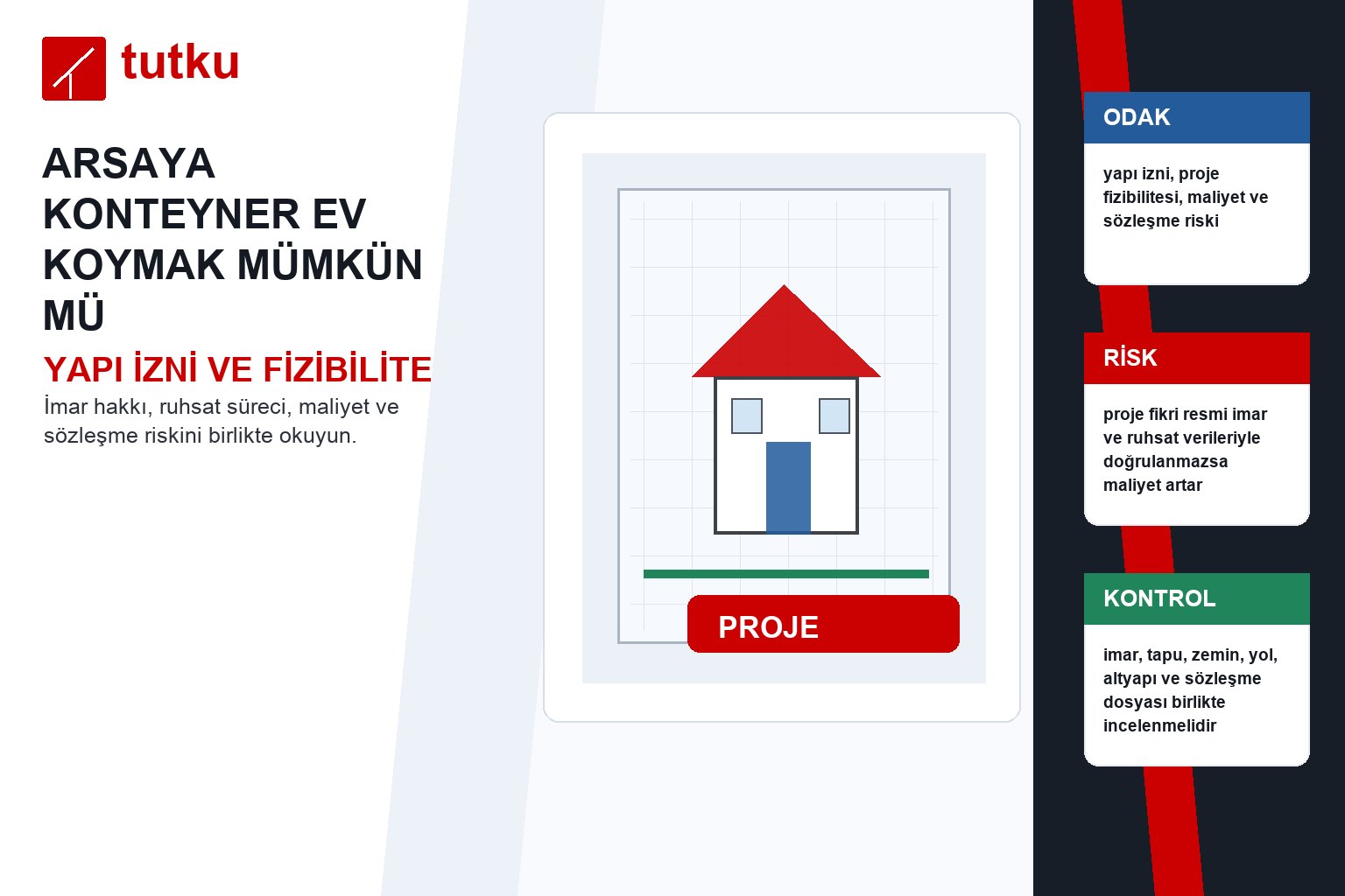 Arsaya konteyner ev koymak mümkün mü?