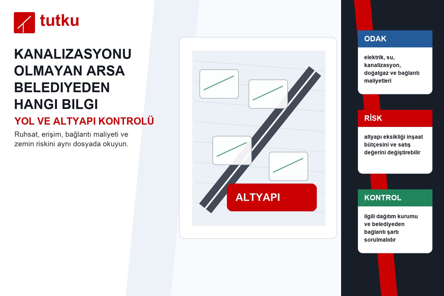 Kanalizasyonu olmayan arsa belediyeden hangi bilgi alınmalı?