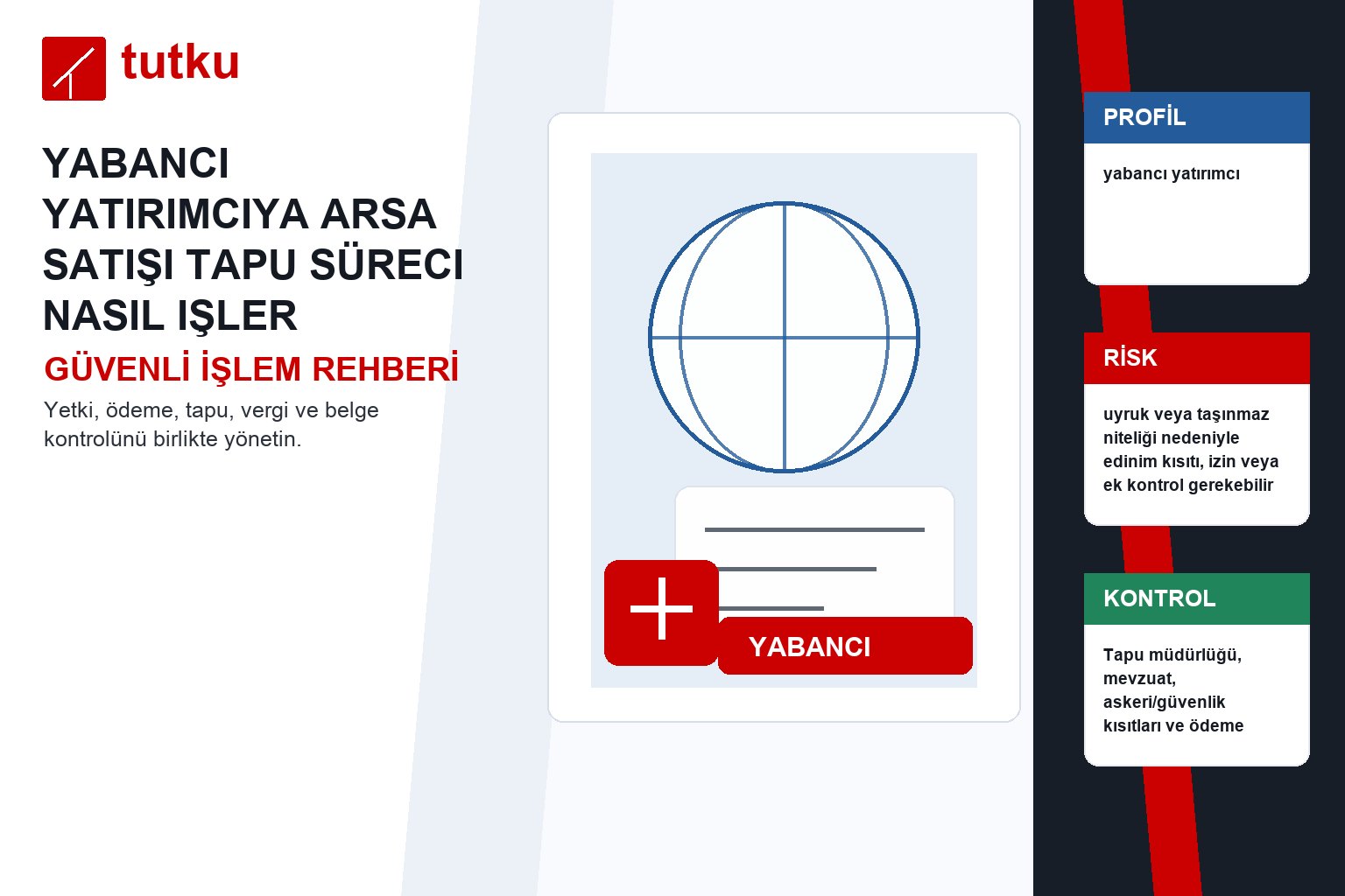 Yabancı yatırımcıya arsa satışı tapu süreci nasıl işler?