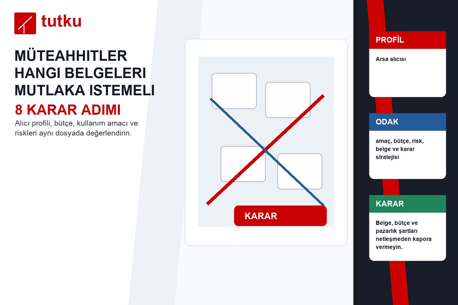 Müteahhitler hangi belgeleri mutlaka istemeli?