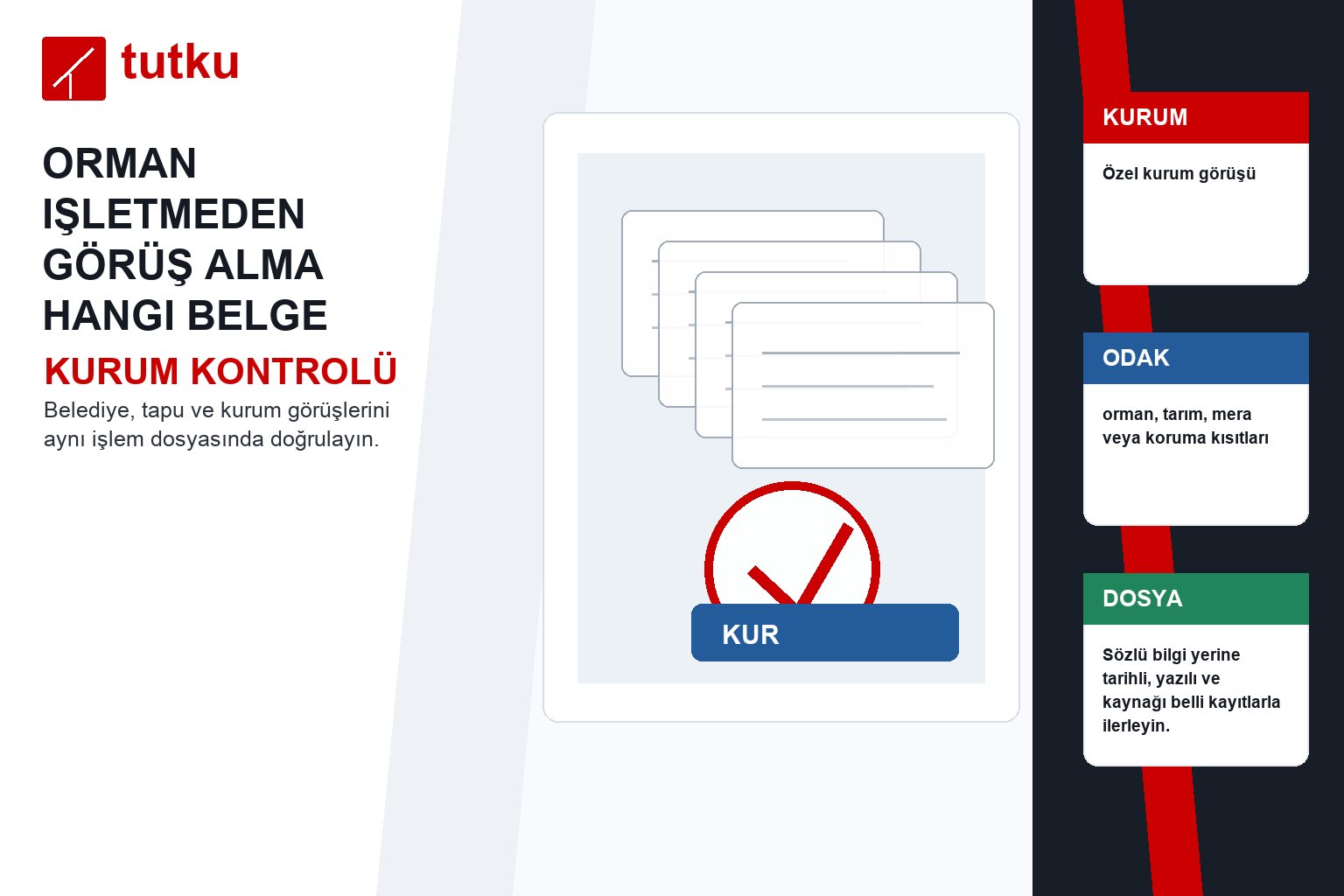 Orman işletmeden görüş alma hangi belge istenmeli?