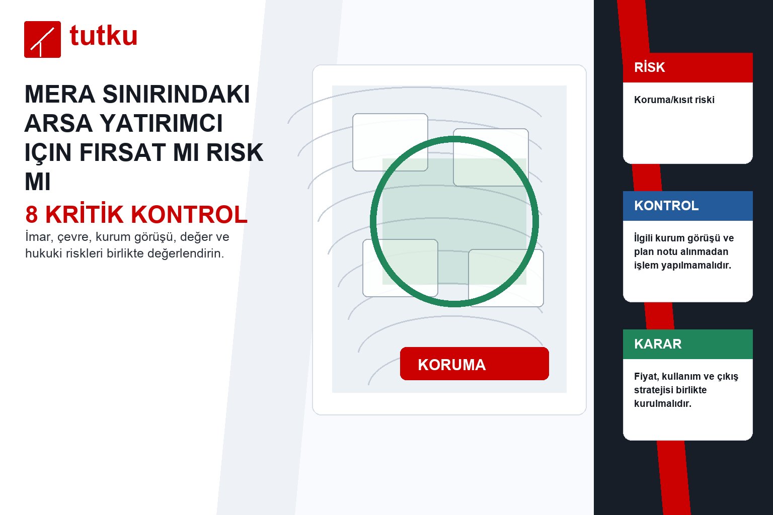 Mera sınırındaki arsa yatırımcı için fırsat mı risk mi?