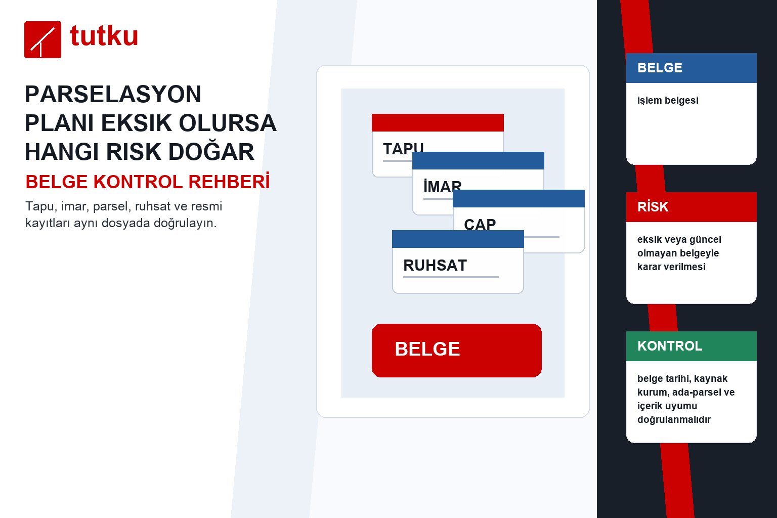 Parselasyon planı eksik olursa hangi risk doğar?