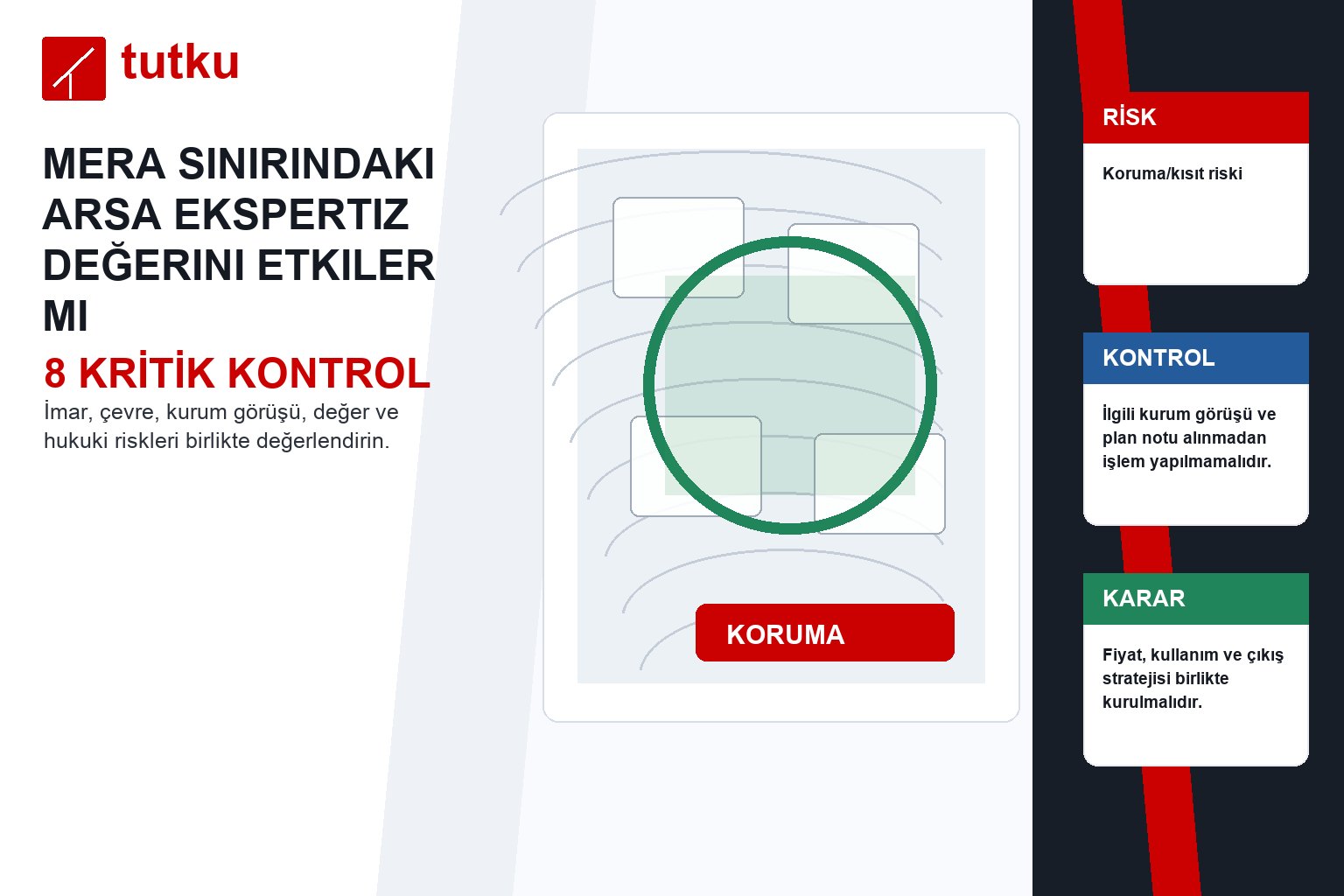 Mera sınırındaki arsa ekspertiz değerini etkiler mi?