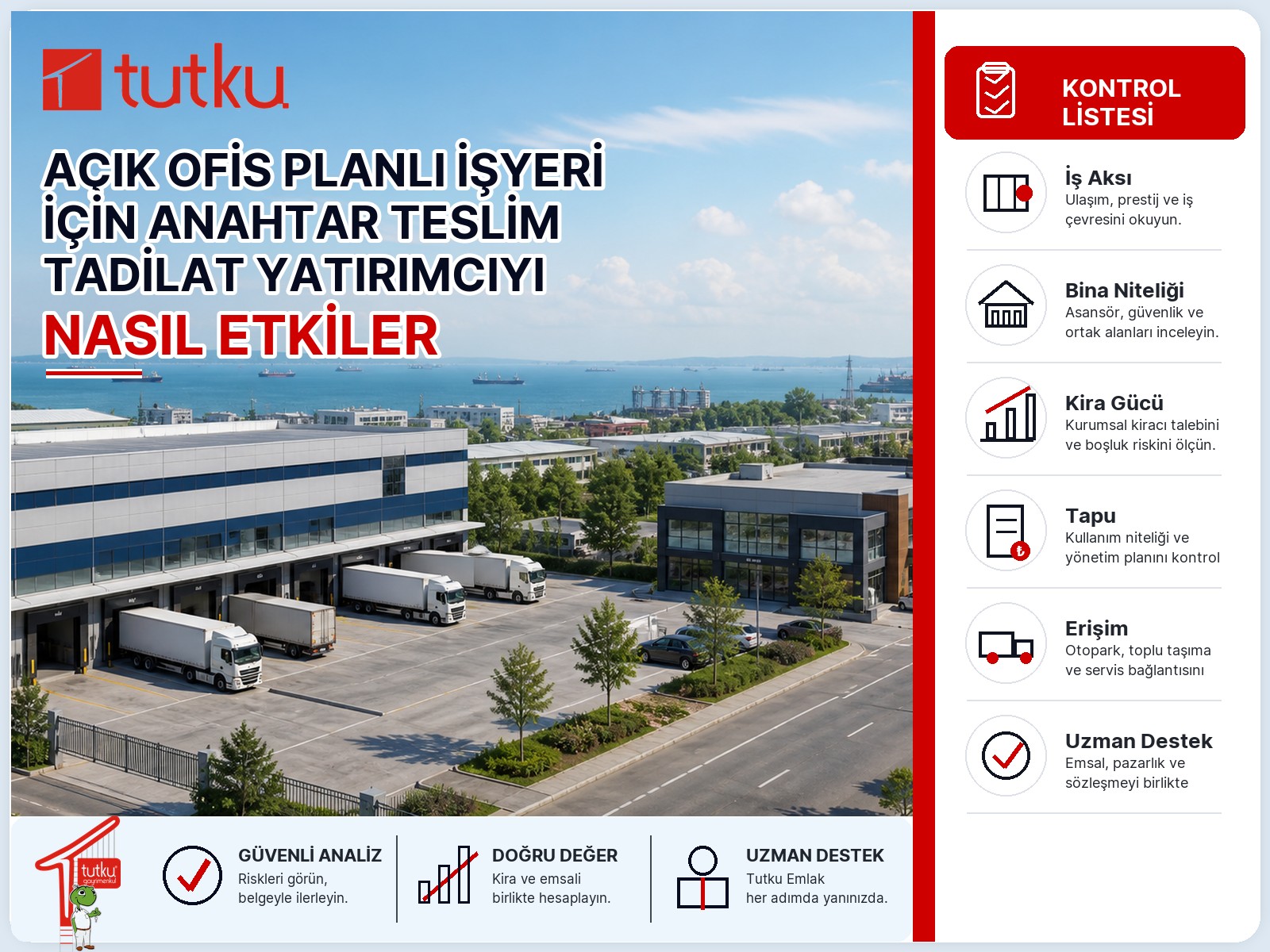 Açık ofis planlı işyeri için anahtar teslim tadilat yatırımcıyı nasıl etkiler?