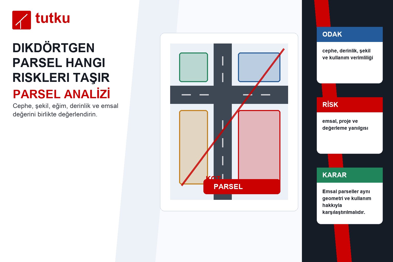 Dikdörtgen parsel hangi riskleri taşır?