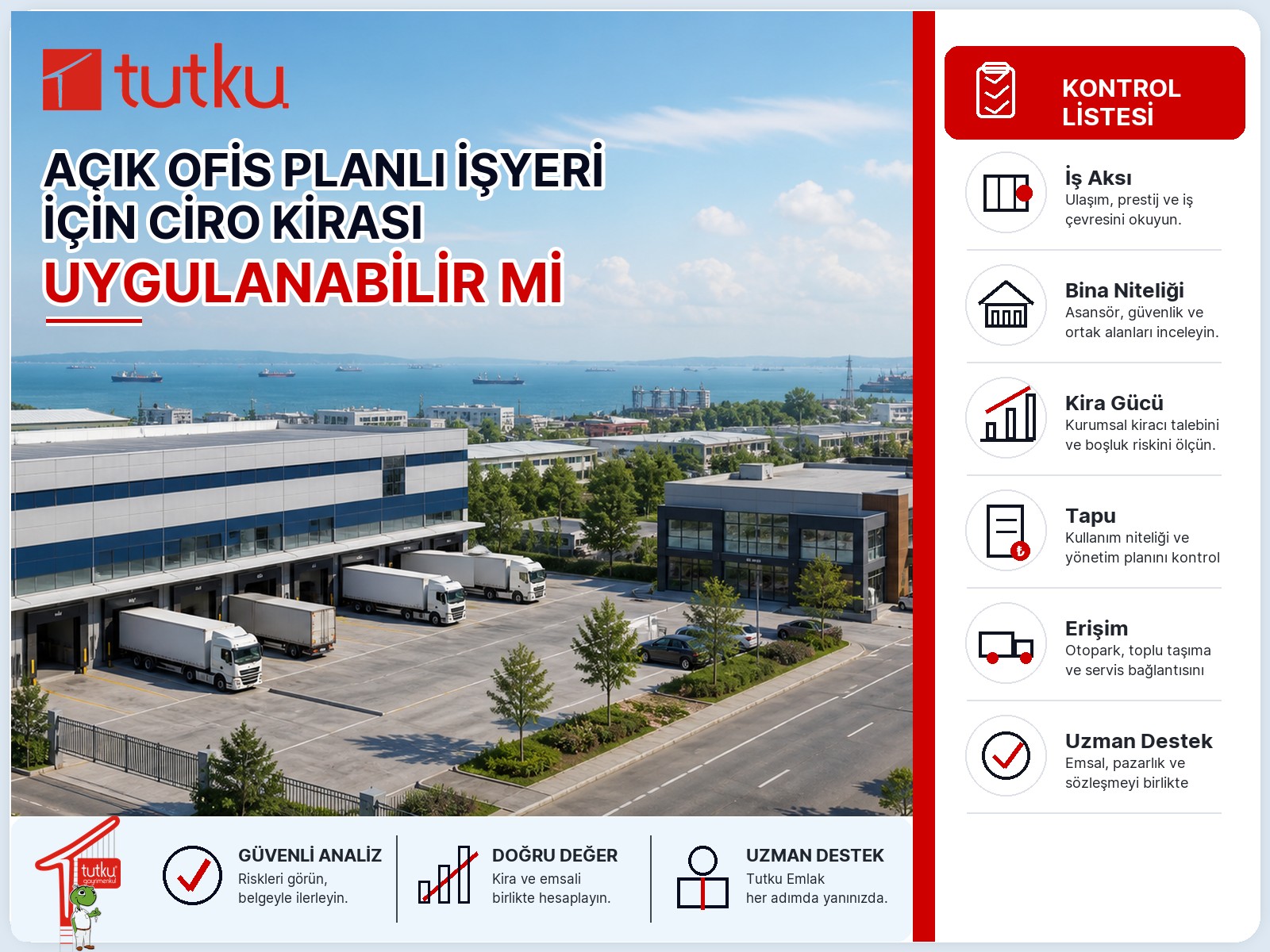 Açık ofis planlı işyeri için ciro kirası uygulanabilir mi?