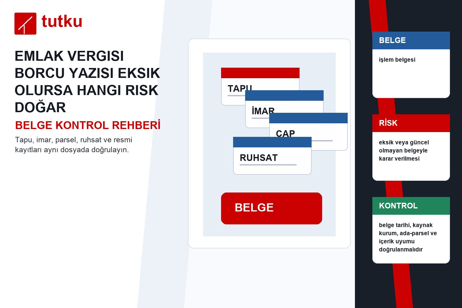 Emlak vergisi borcu yazısı eksik olursa hangi risk doğar?