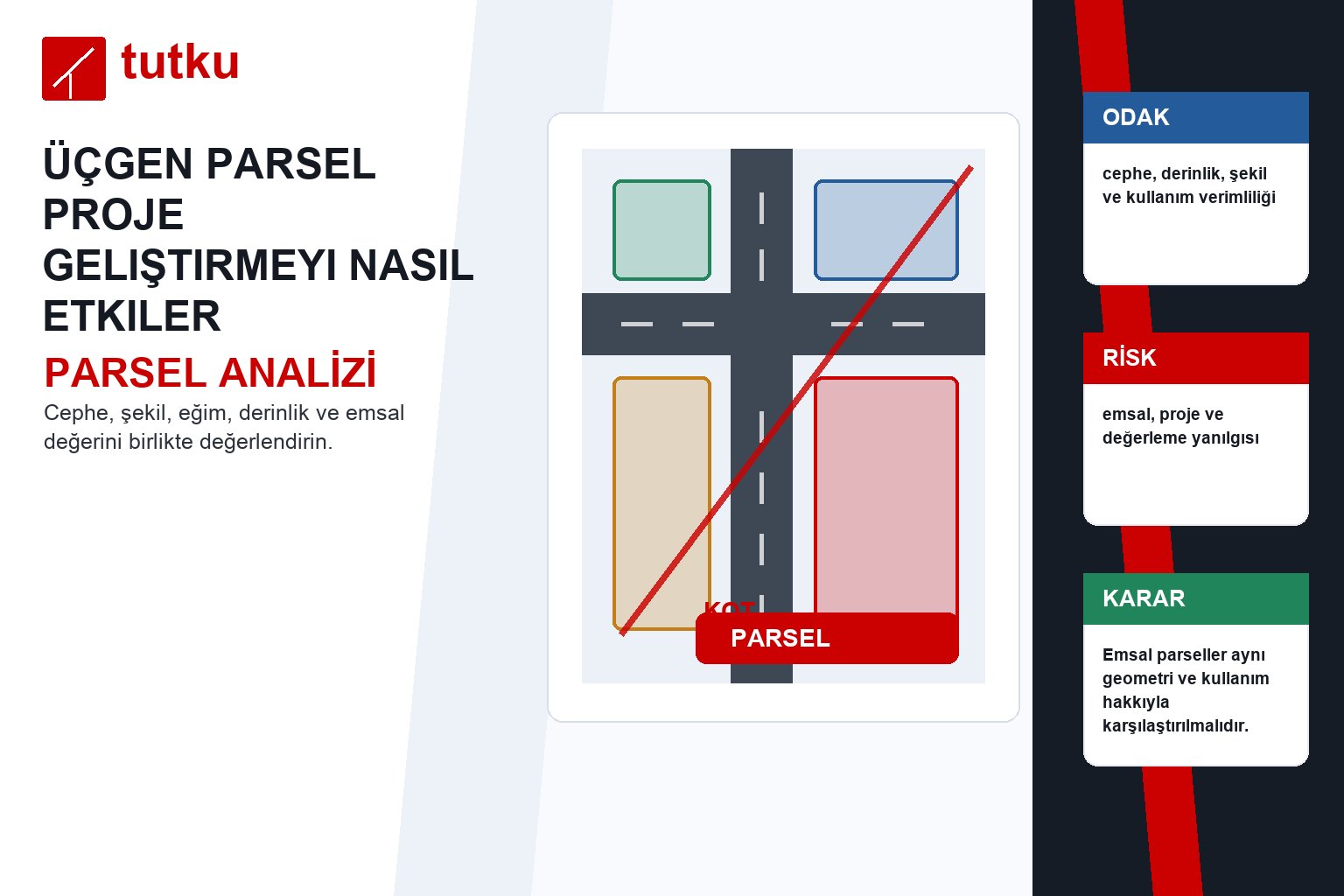 Üçgen parsel proje geliştirmeyi nasıl etkiler?