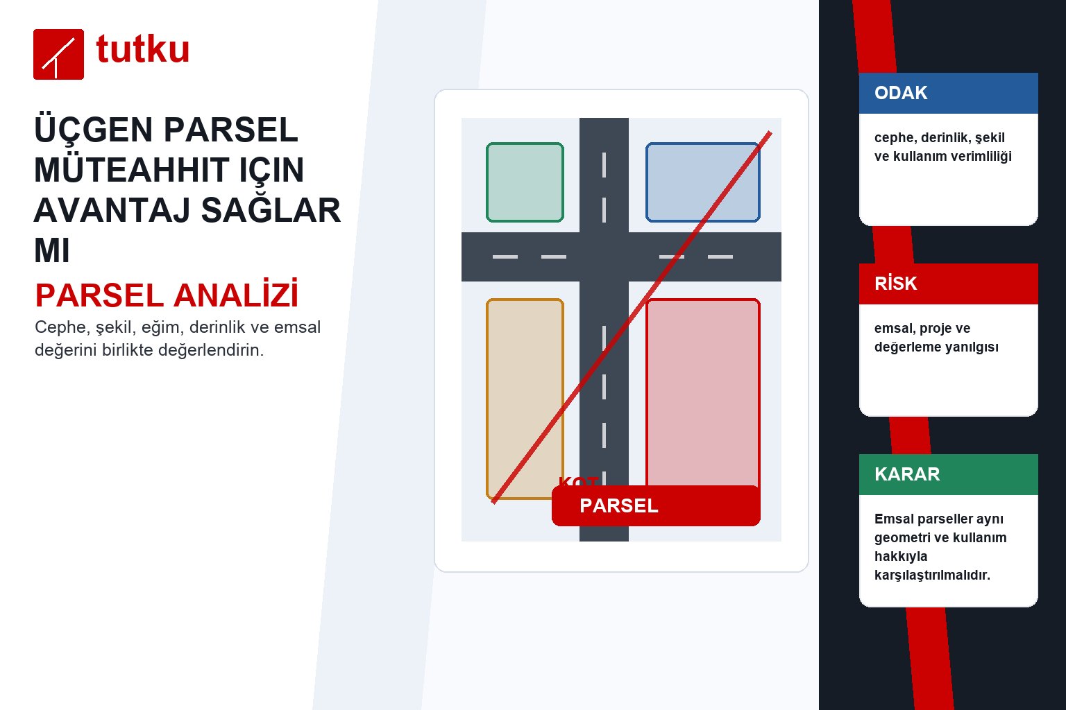 Üçgen parsel müteahhit için avantaj sağlar mı?