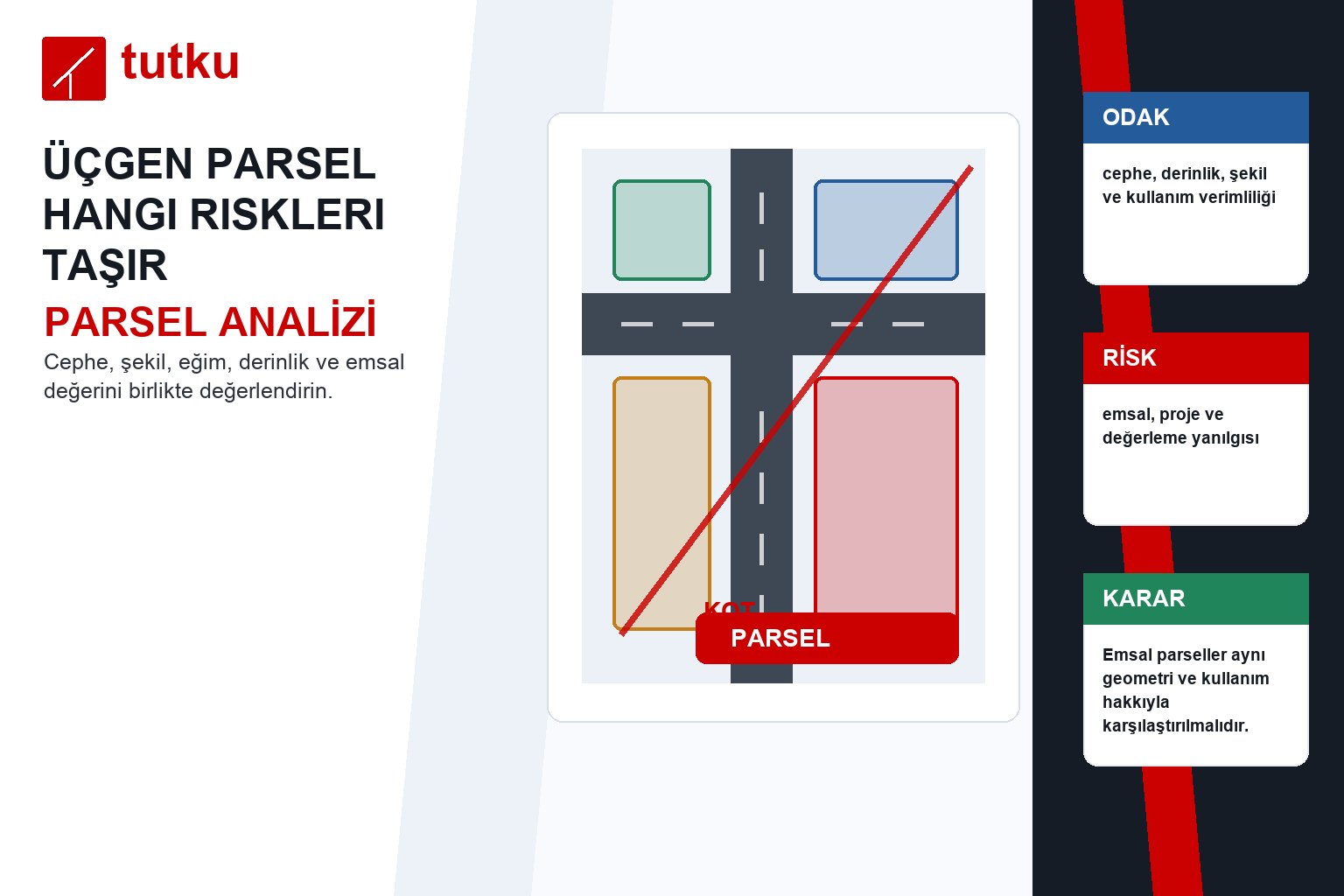 Üçgen parsel hangi riskleri taşır?
