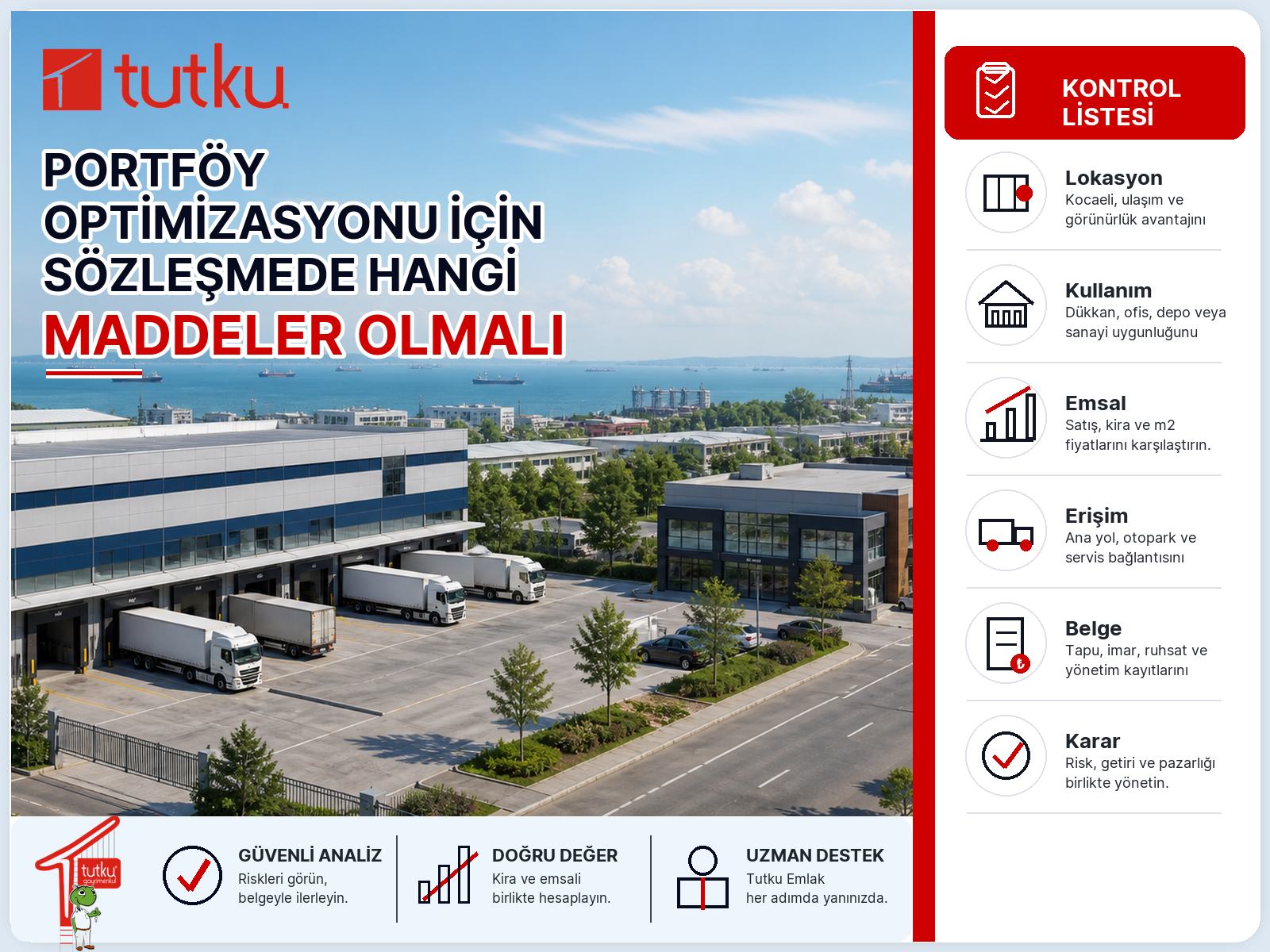 Portföy optimizasyonu için sözleşmede hangi maddeler olmalı?