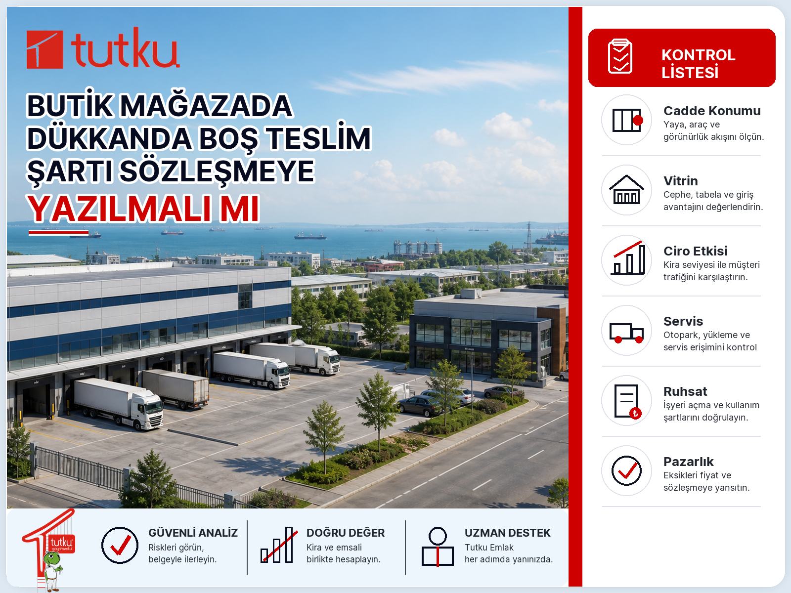 Butik mağazada dükkanda boş teslim şartı sözleşmeye yazılmalı mı?
