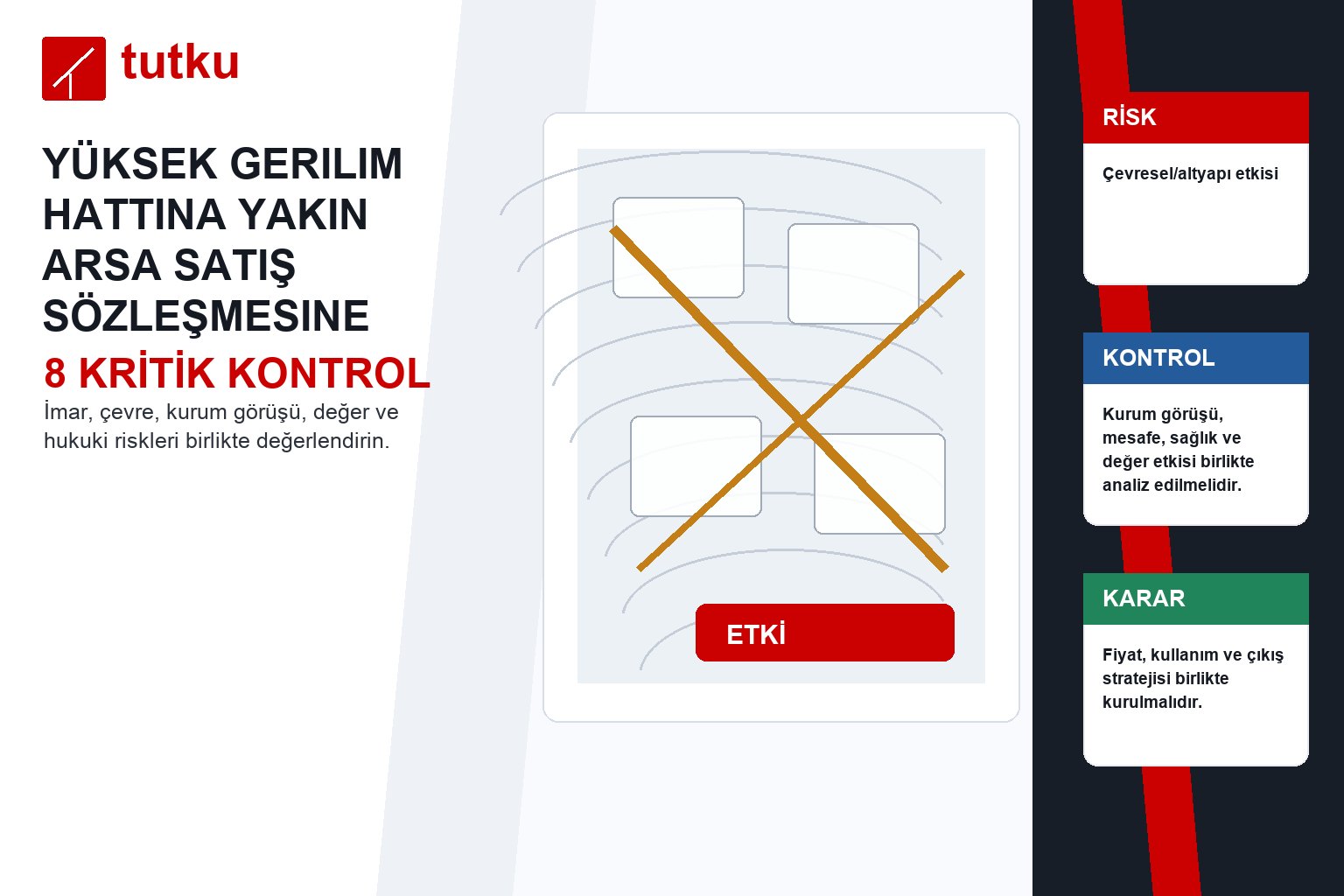 Yüksek gerilim hattına yakın arsa satış sözleşmesine nasıl şart yazılmalı?