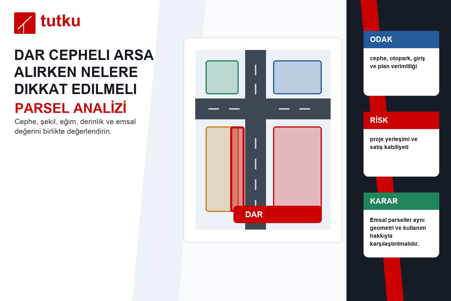 Dar cepheli arsa alırken nelere dikkat edilmeli?