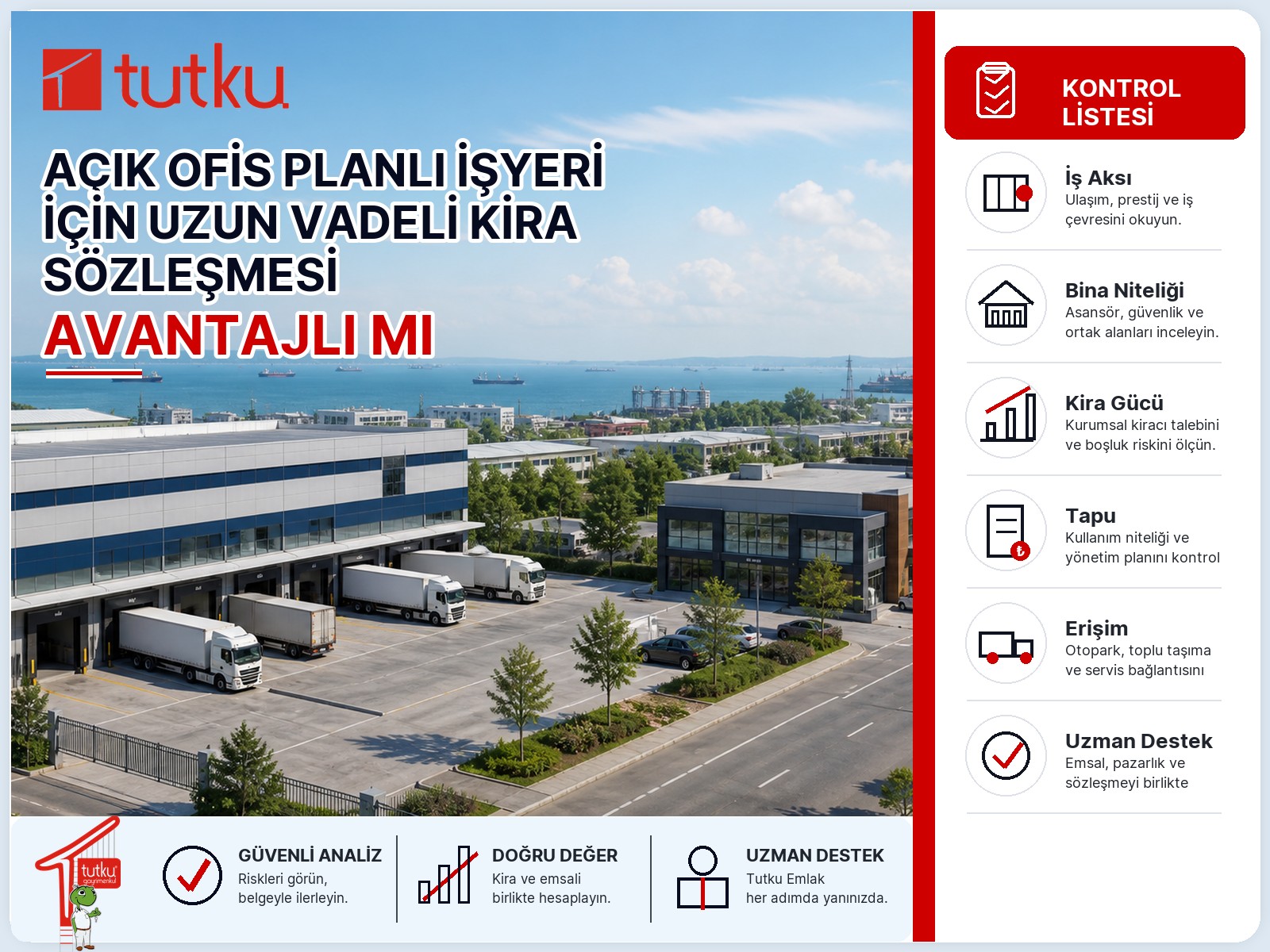 Açık ofis planlı işyeri için uzun vadeli kira sözleşmesi avantajlı mı?