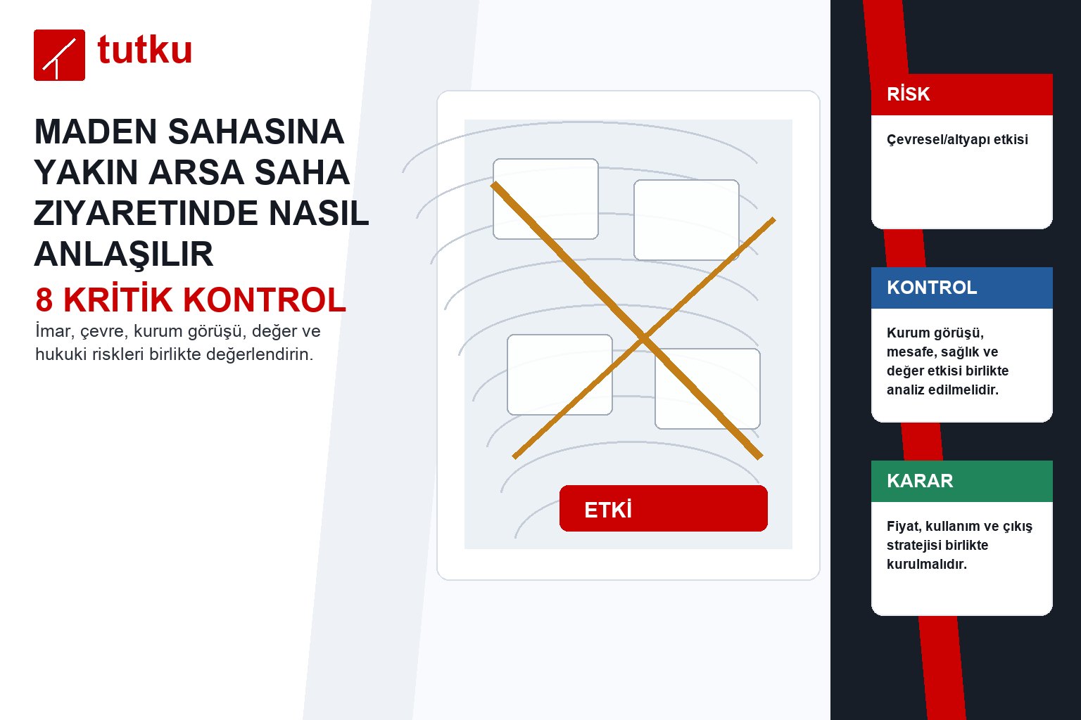 Maden sahasına yakın arsa saha ziyaretinde nasıl anlaşılır?