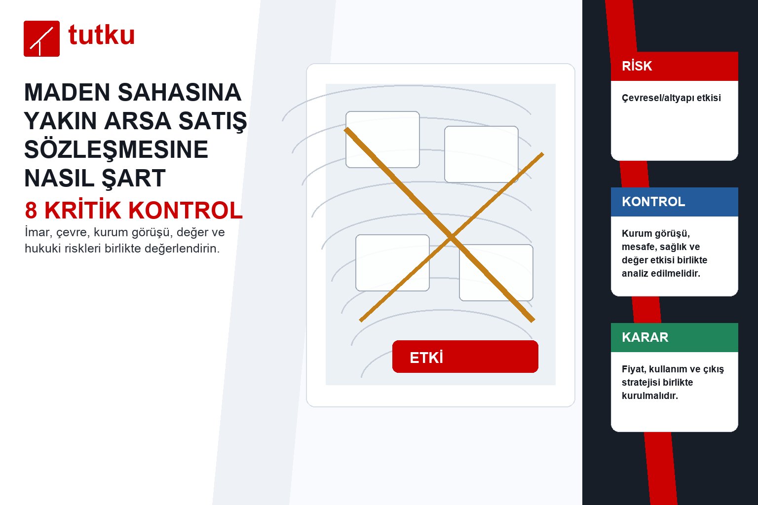 Maden sahasına yakın arsa satış sözleşmesine nasıl şart yazılmalı?