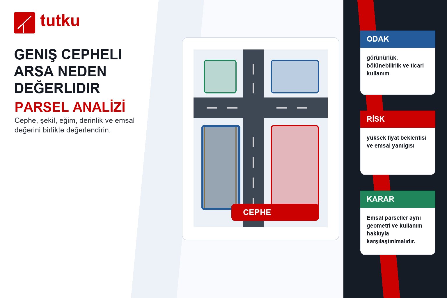 Geniş cepheli arsa neden değerlidir?