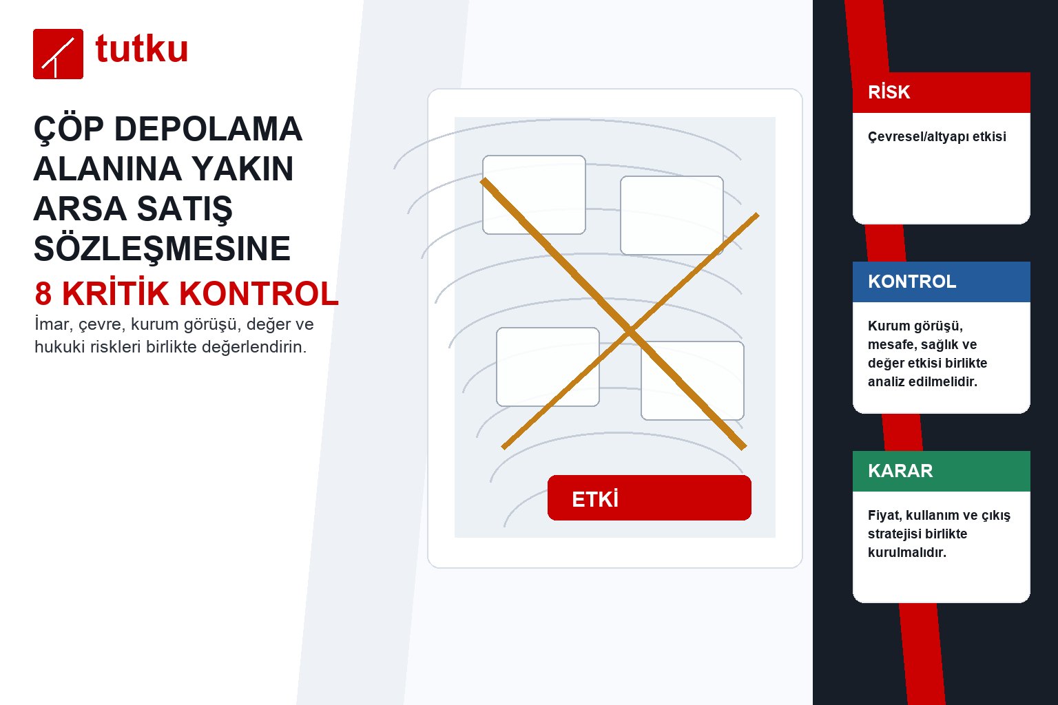 Çöp depolama alanına yakın arsa satış sözleşmesine nasıl şart yazılmalı?