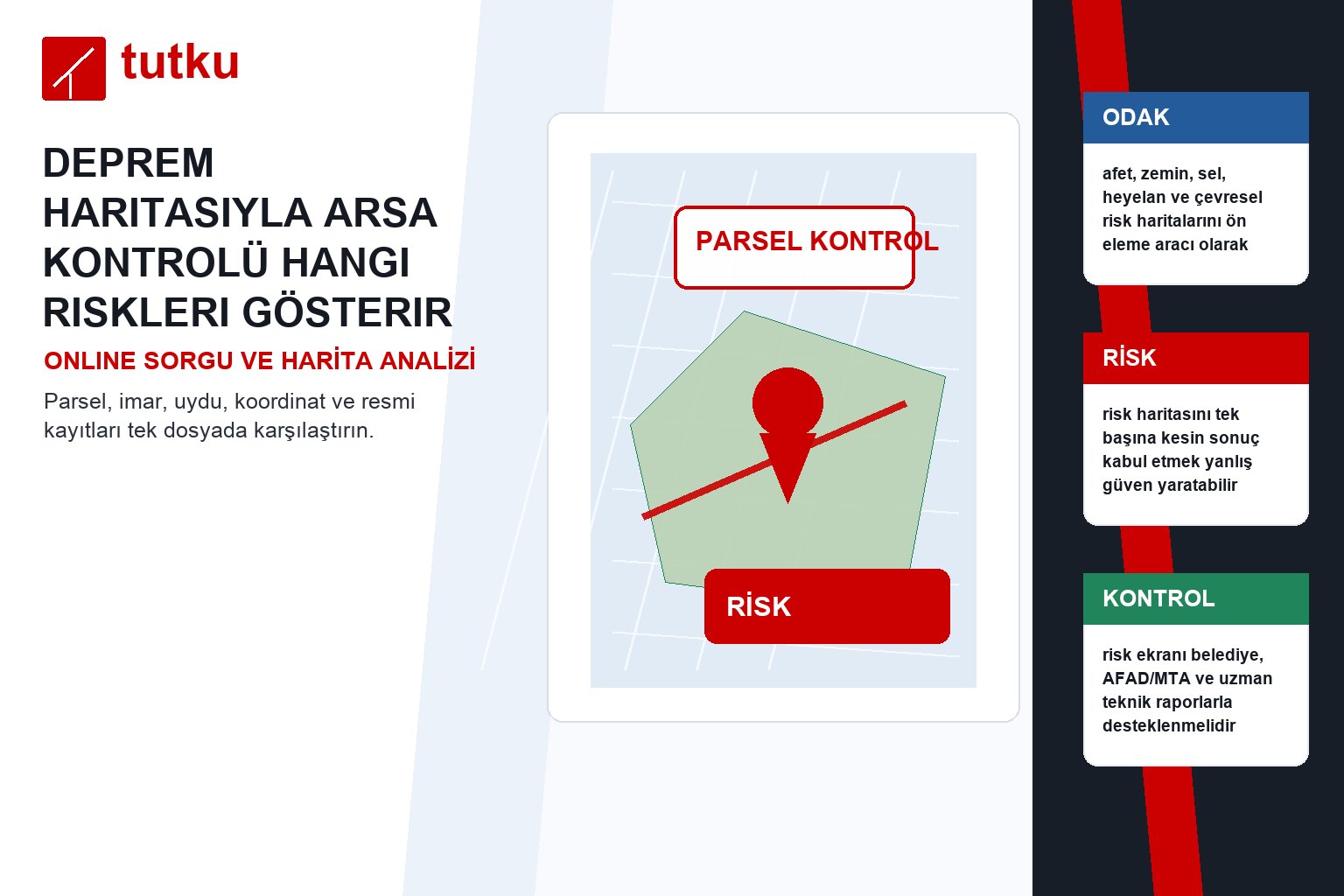 deprem haritasıyla arsa kontrolü hangi riskleri gösterir?