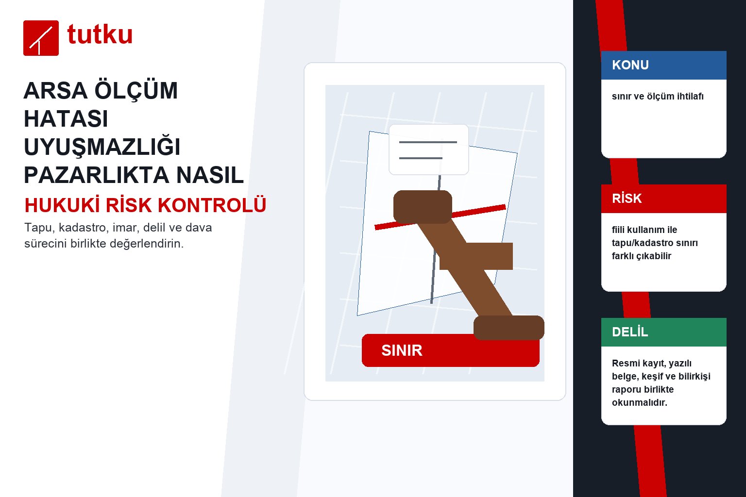 Arsa ölçüm hatası uyuşmazlığı pazarlıkta nasıl değerlendirilir?
