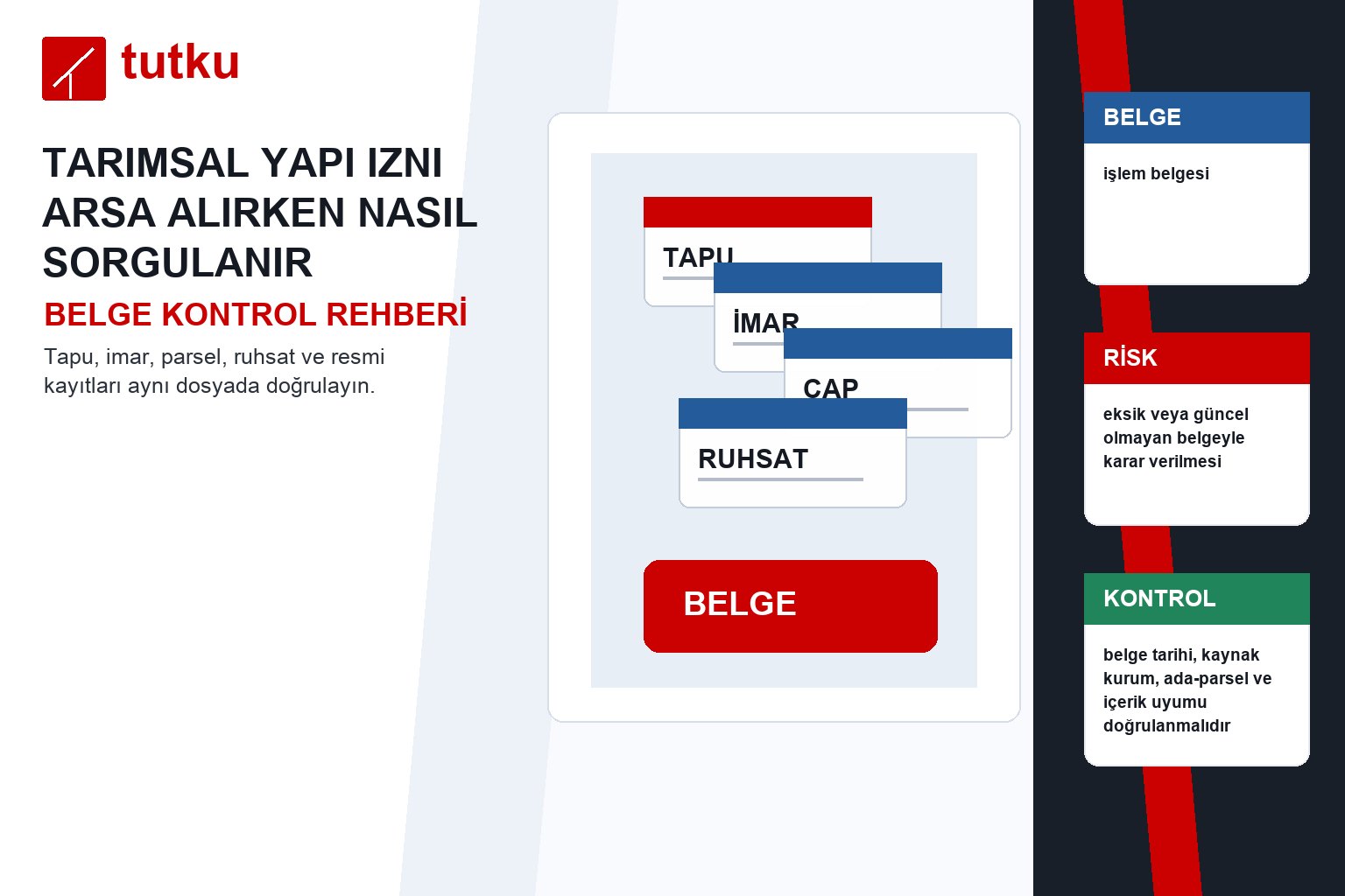 Tarımsal yapı izni arsa alırken nasıl sorgulanır?