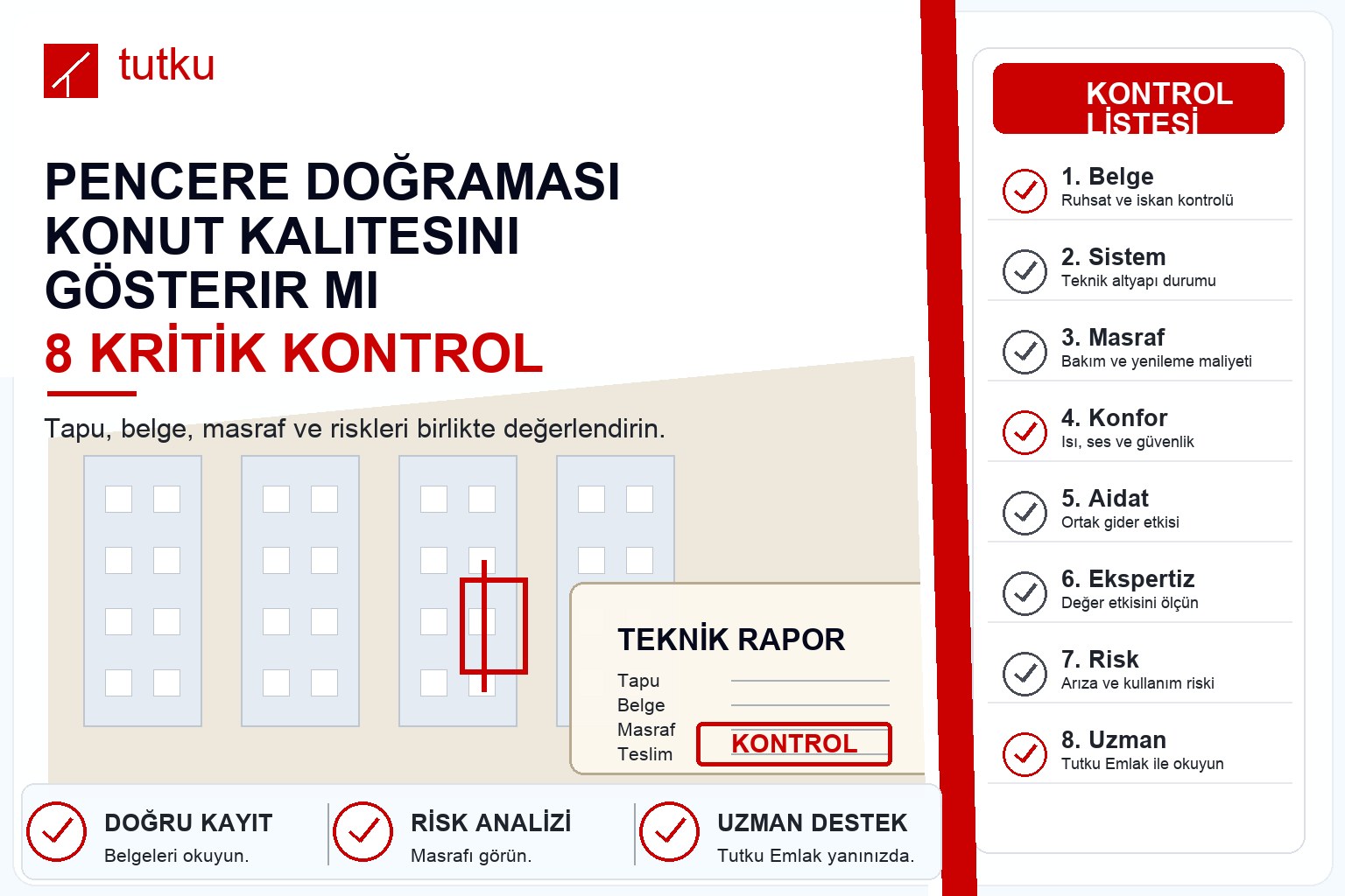 Pencere doğraması konut kalitesini gösterir mi?