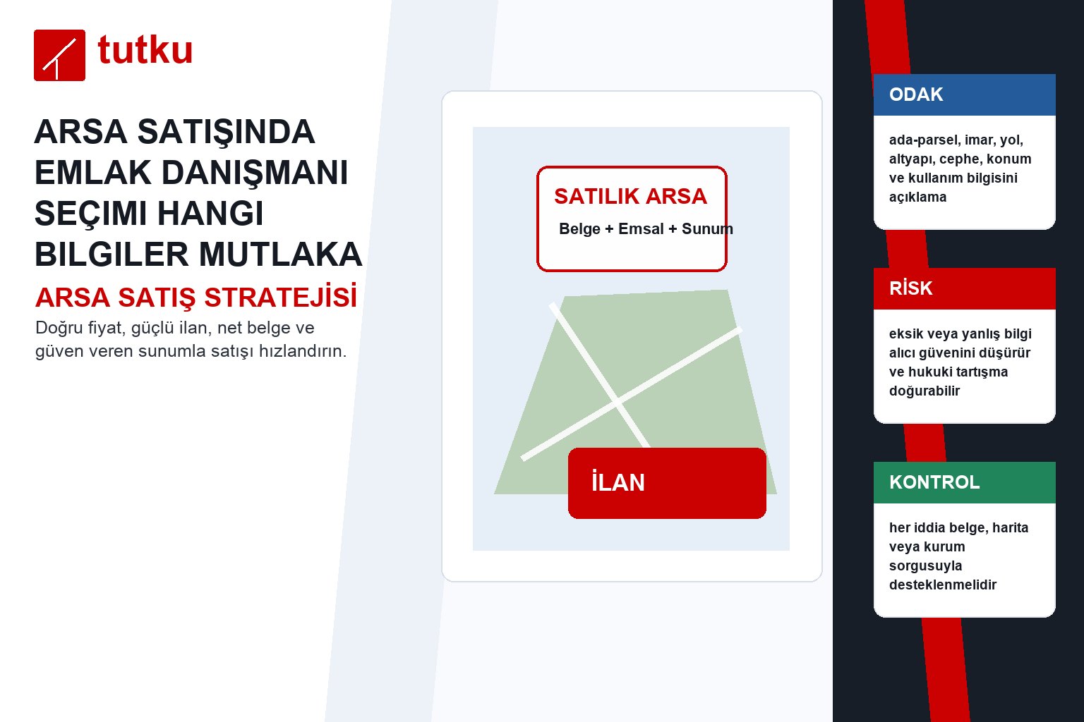 Arsa satışında emlak danışmanı seçimi hangi bilgiler mutlaka yazılmalı?